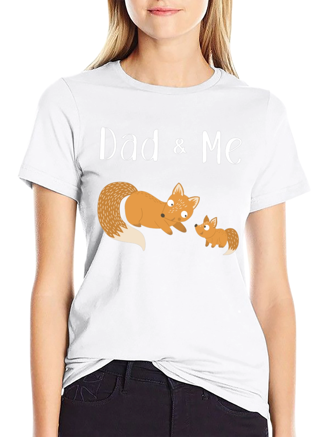 Dad & Me Fox Graphic Tee