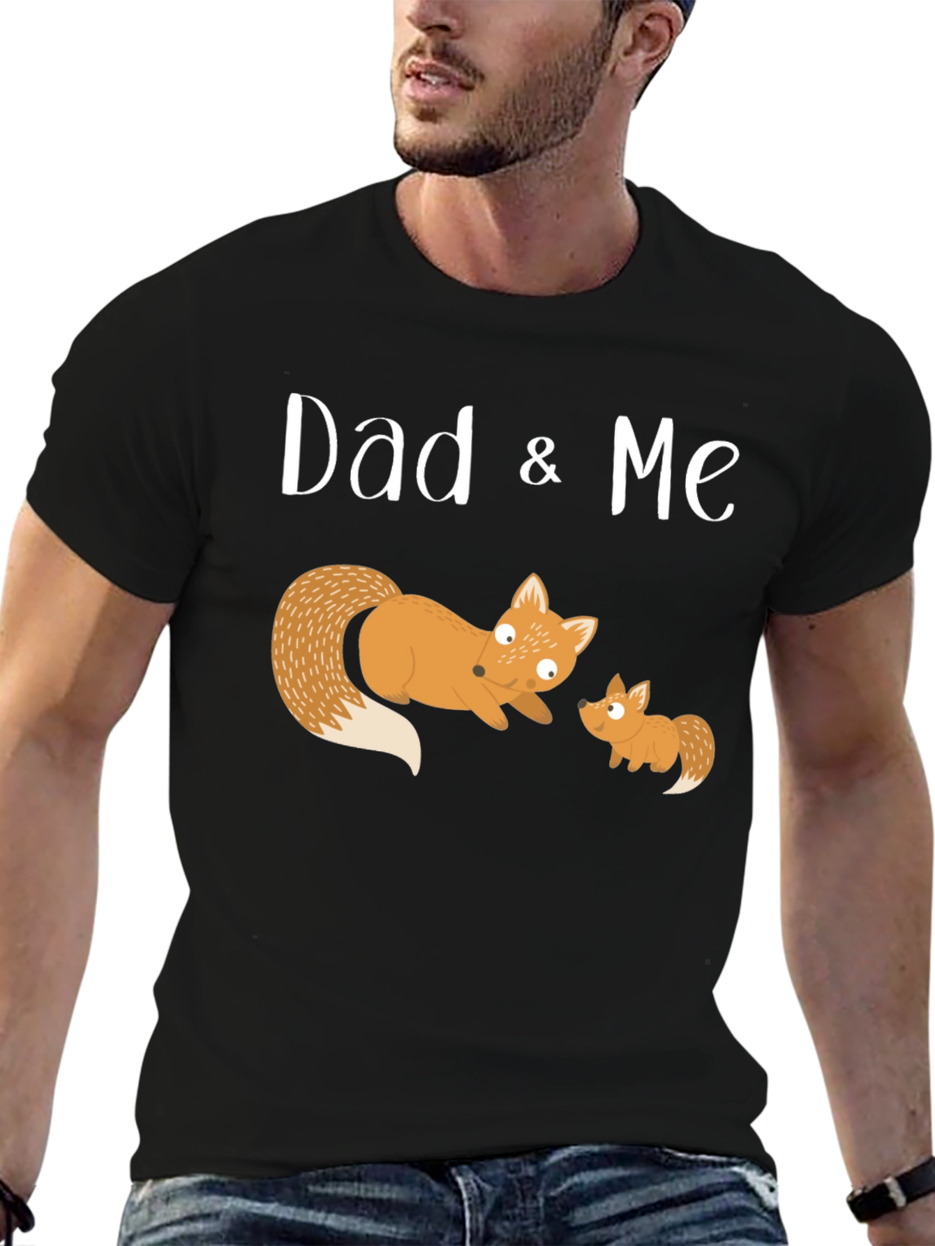 Dad & Me Fox Graphic Tee