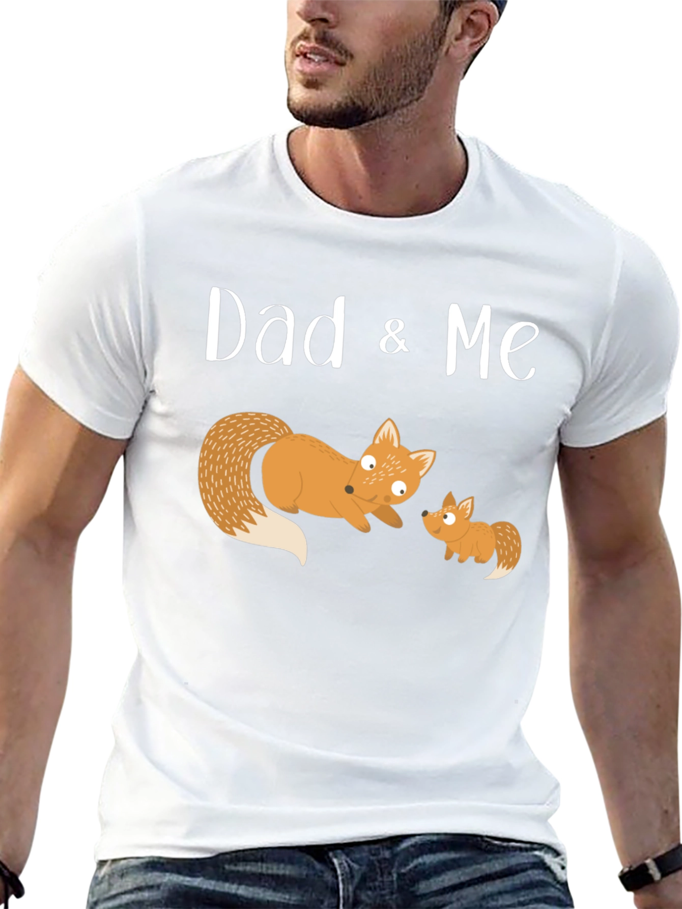 Dad & Me Fox Graphic Tee