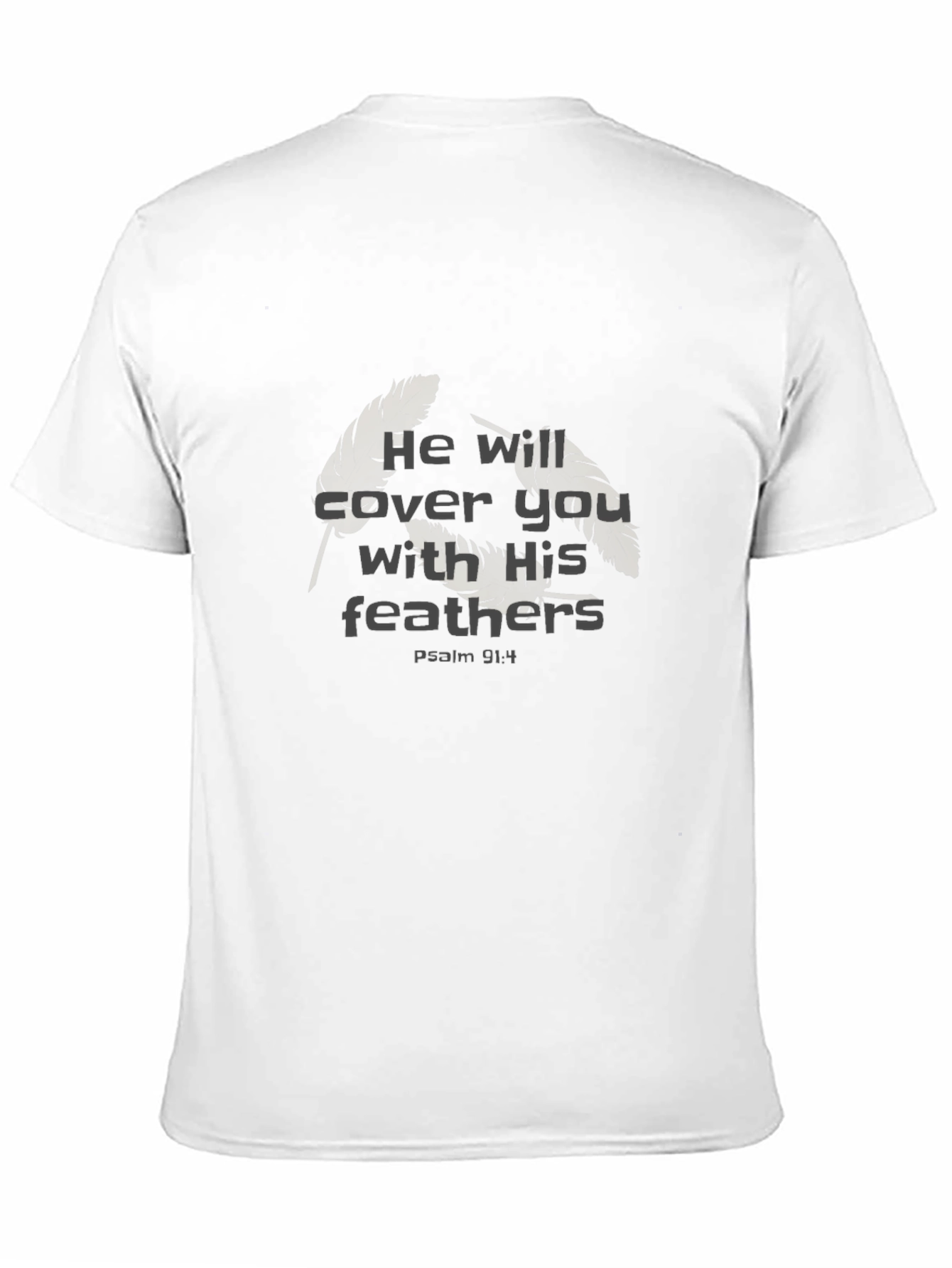 Faith-Inspired Feather Graphic Tee