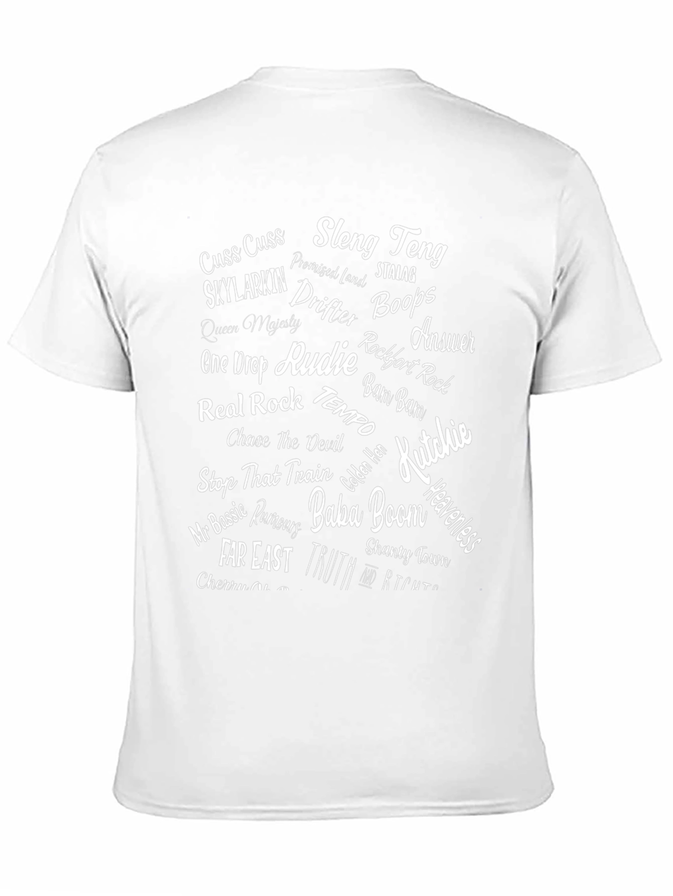 Word Art Graphic T-Shirt - Black