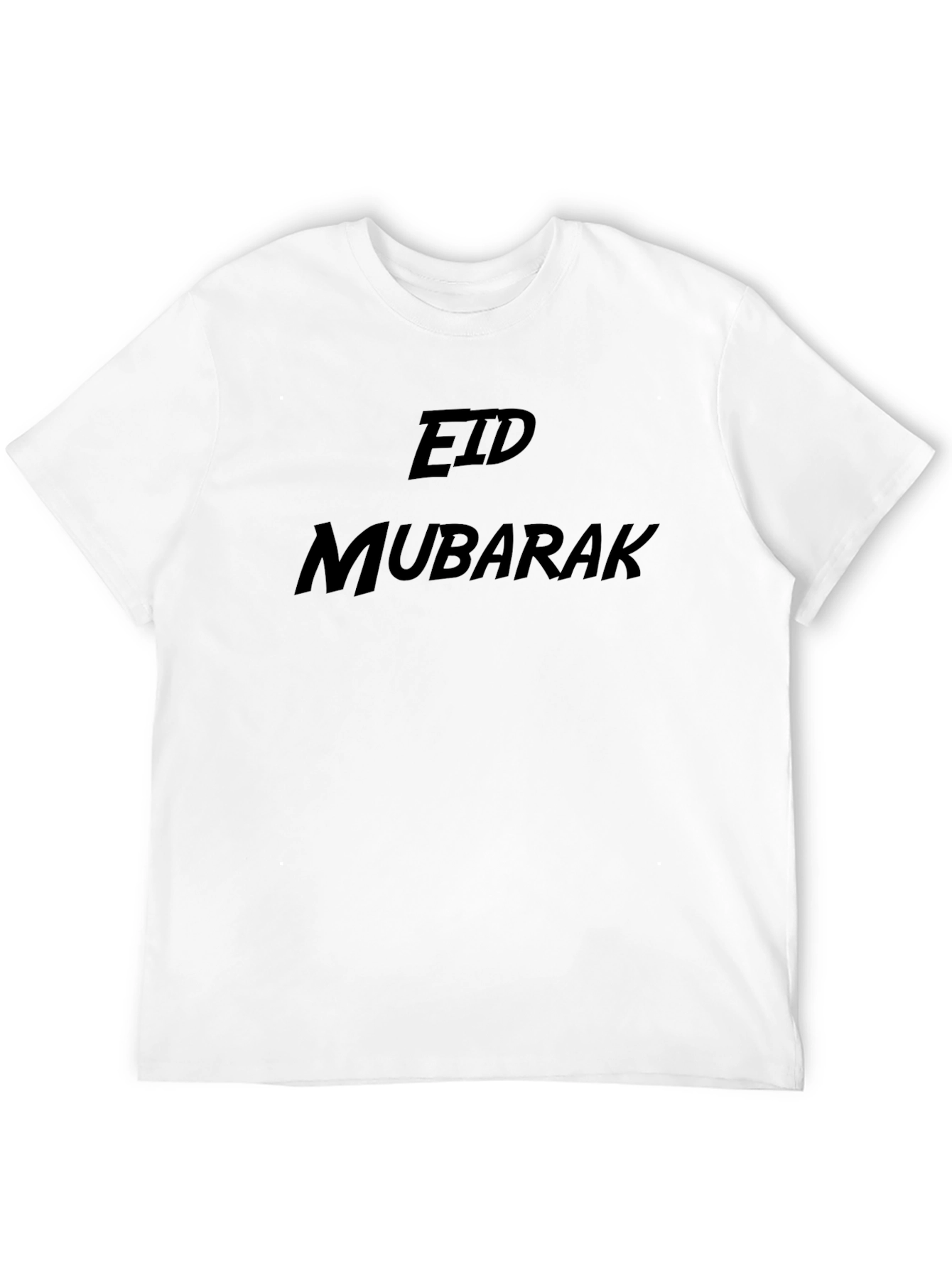 Eid Mubarak Black T-Shirt