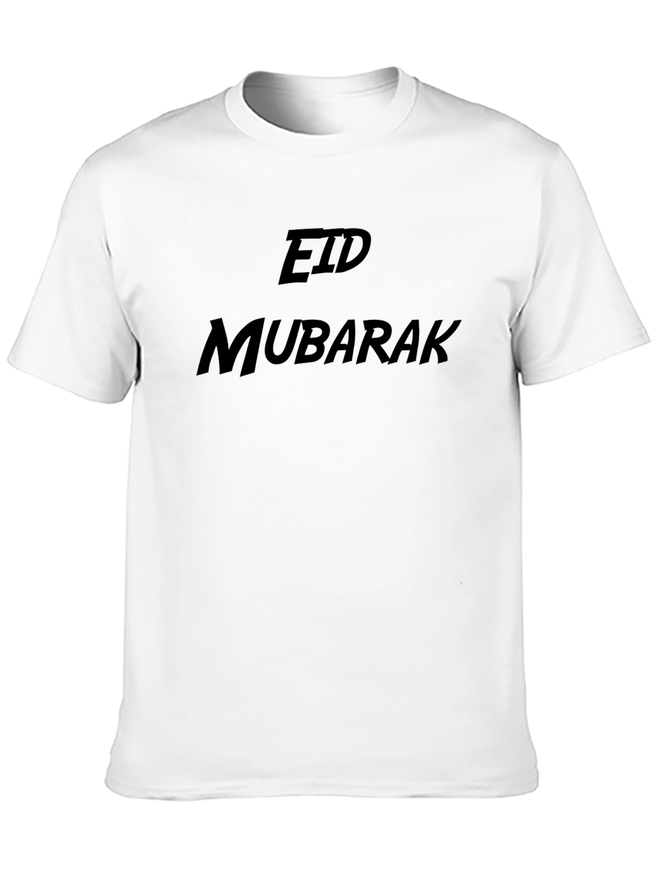 Eid Mubarak Black T-Shirt