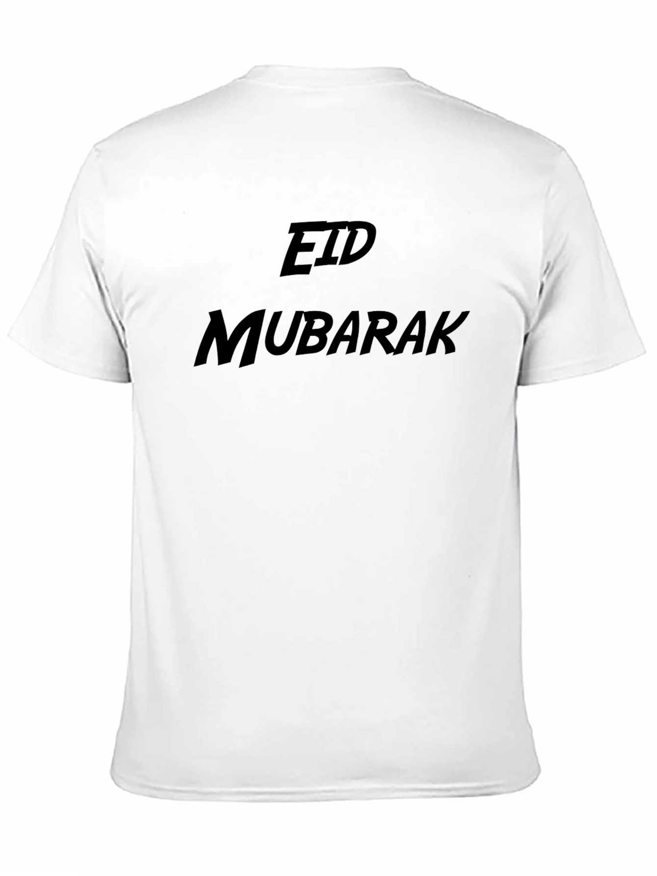 Eid Mubarak Black T-Shirt