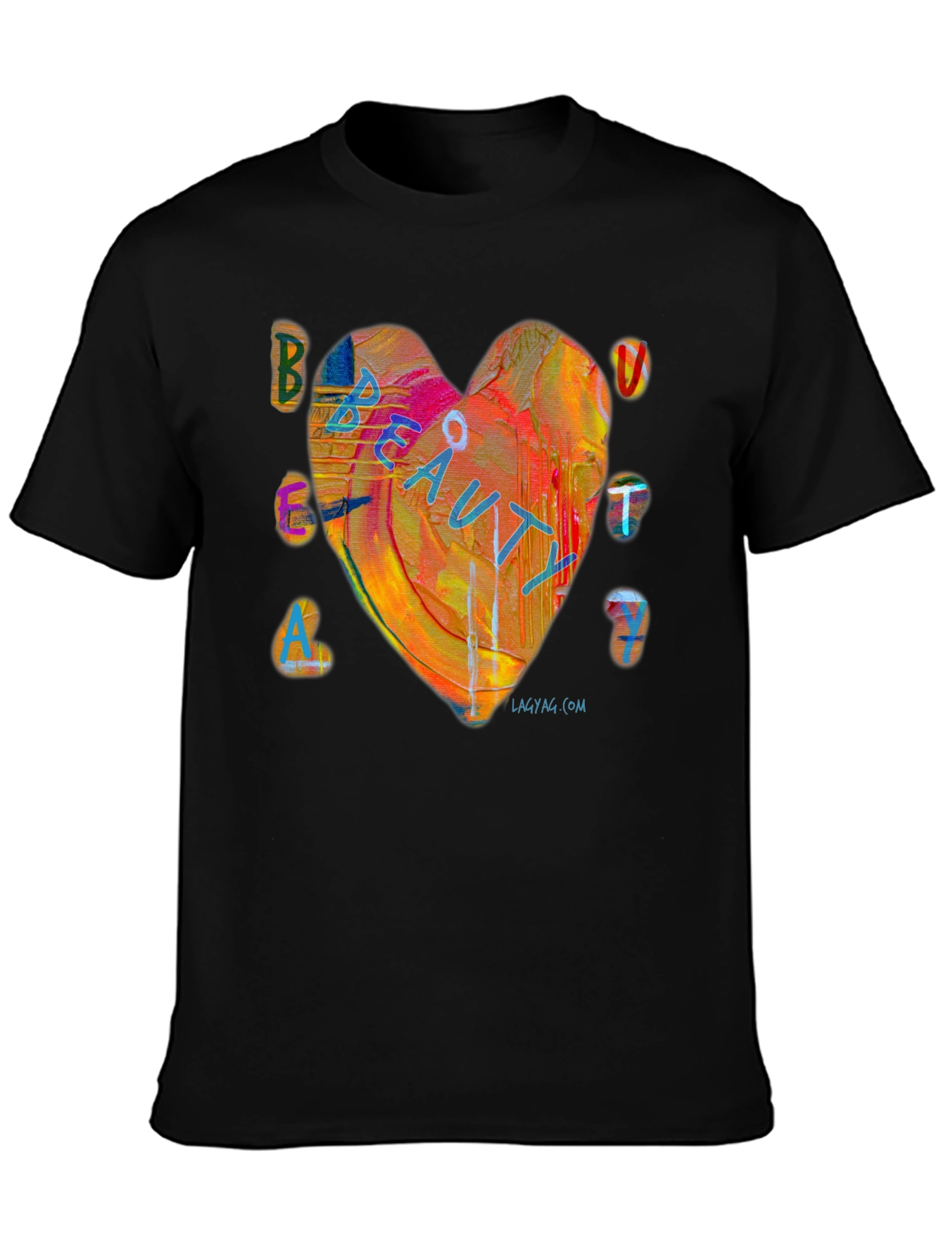 Beauty Heart Graphic T-Shirt - Unisex Short Sleeve