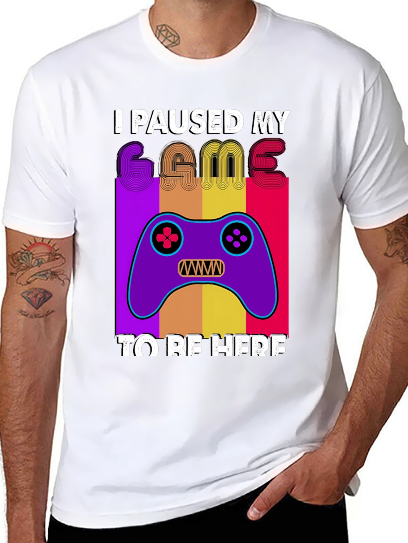 I Paused My Game T-Shirt - Gamer Apparel