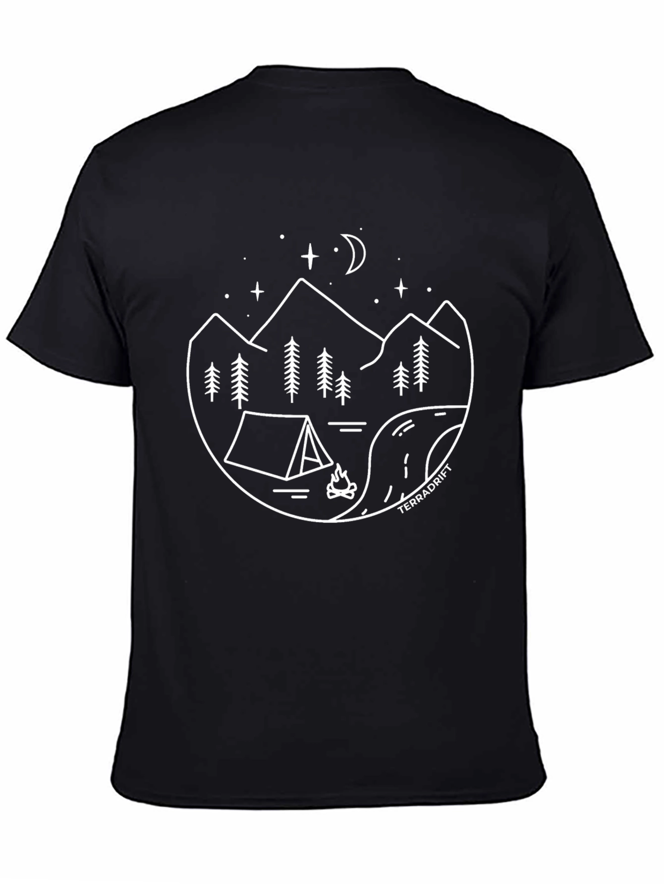 Terradrift Camping Scene Graphic T-Shirt
