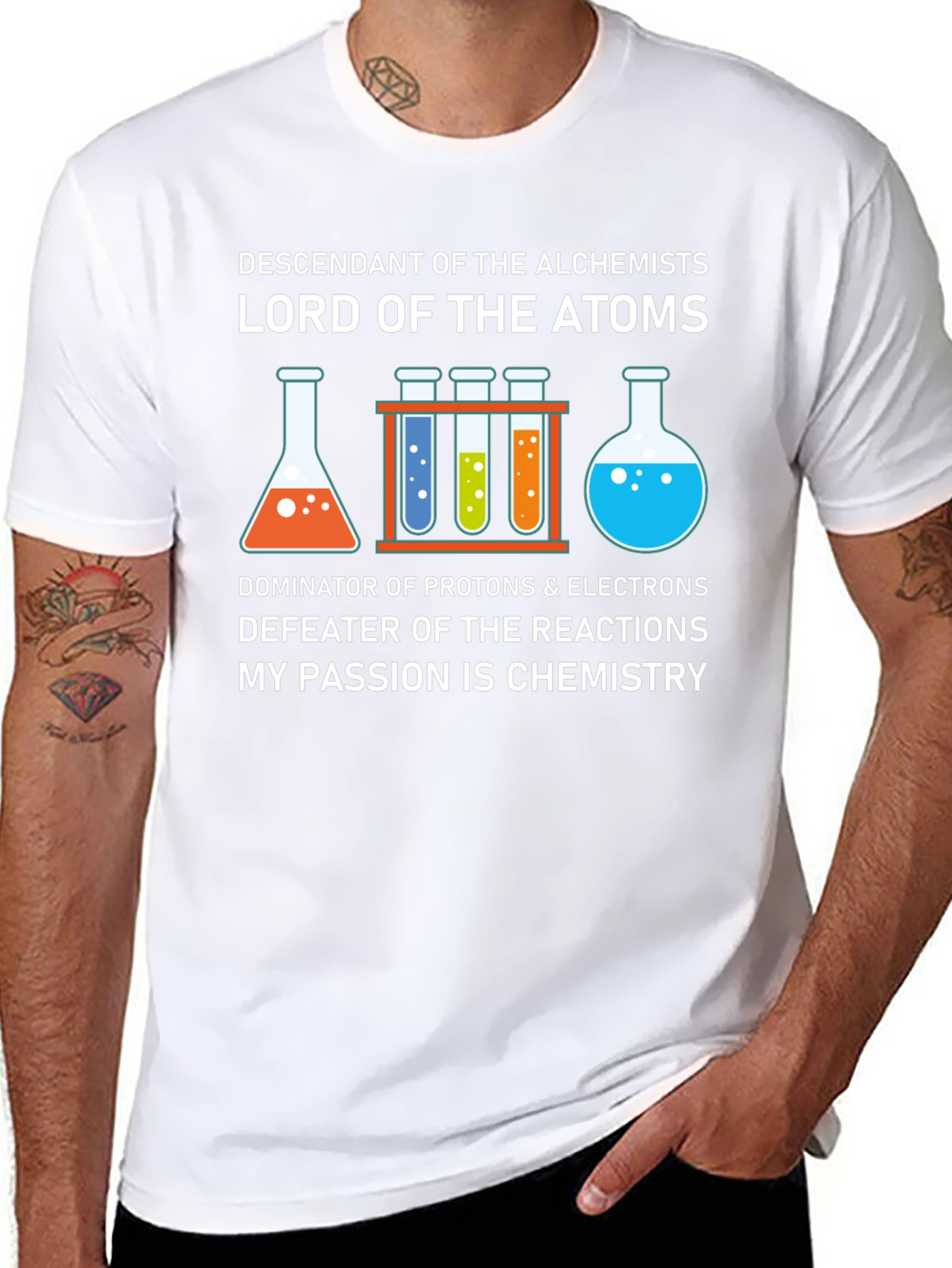Chemistry Humor T-Shirt: Alchemist Descendant Tee
