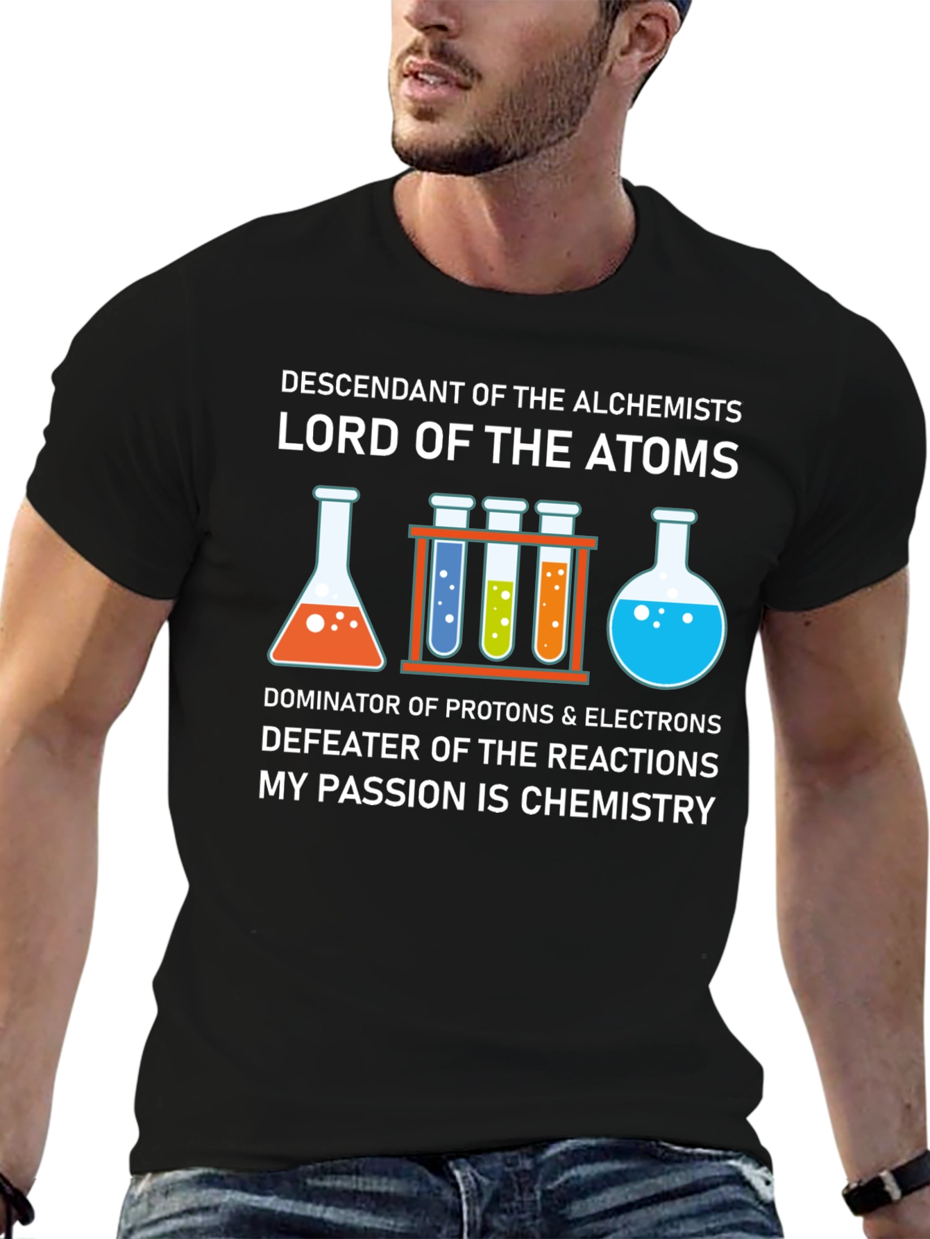 Chemistry Humor T-Shirt: Alchemist Descendant Tee