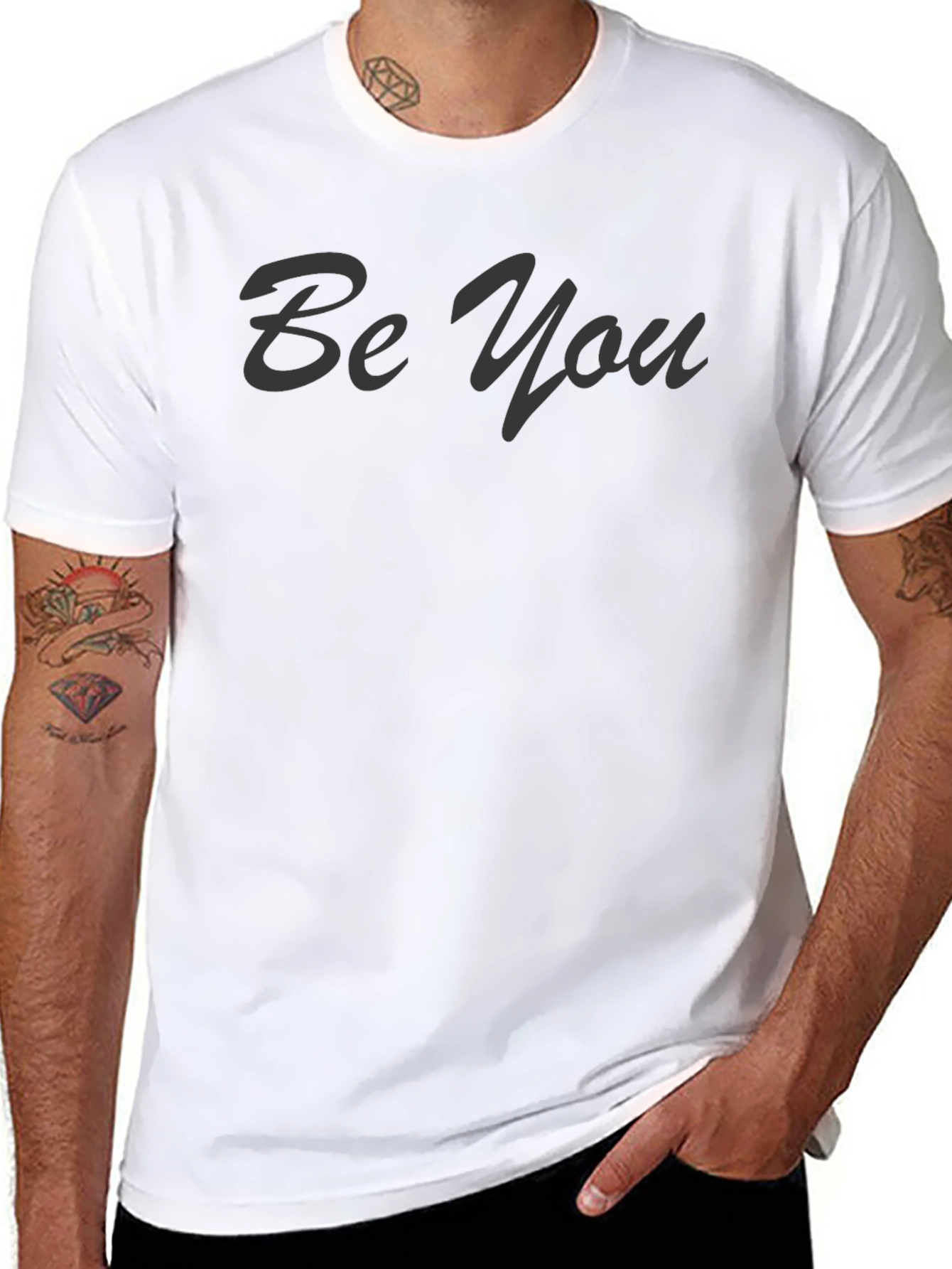 Be You Graphic Tee - Modern Mens T-Shirt