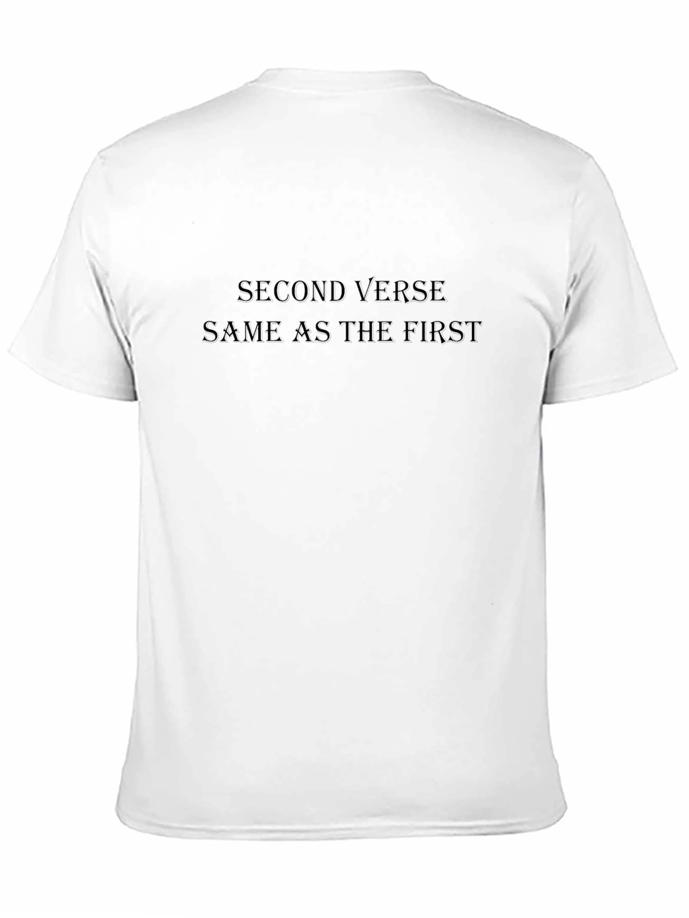 Second Verse T-Shirt - Soft Cotton Blend