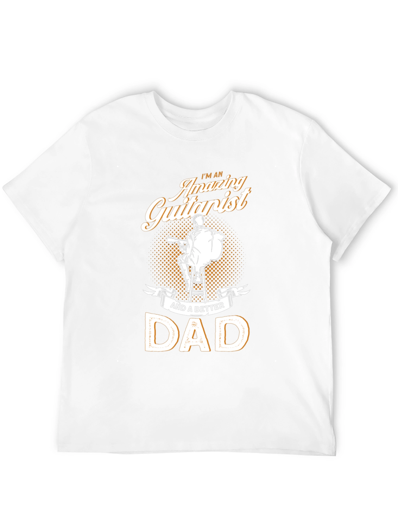 Amazing Guitarist Dad Black T-Shirt