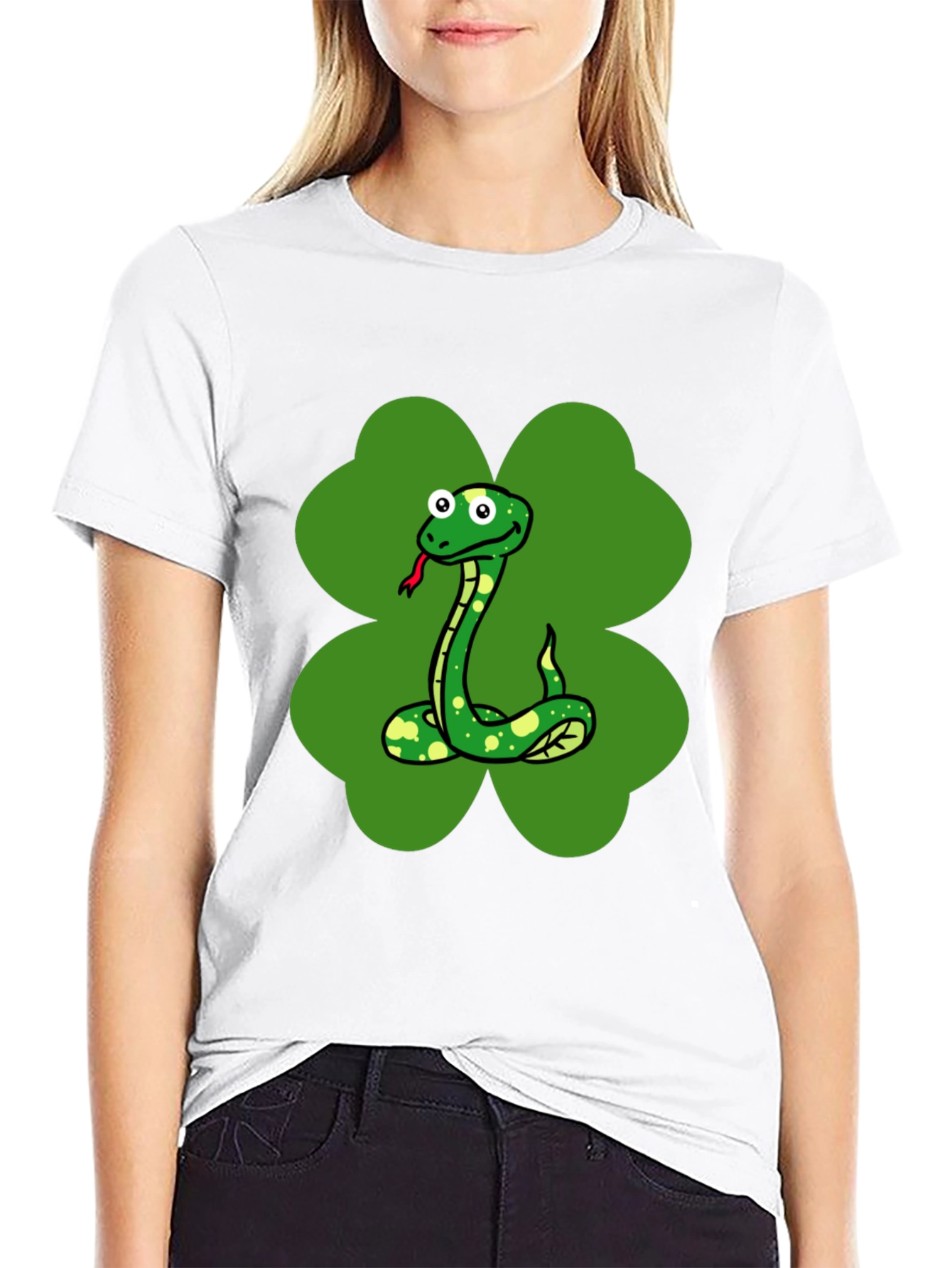 Lucky Snake Clover T-Shirt