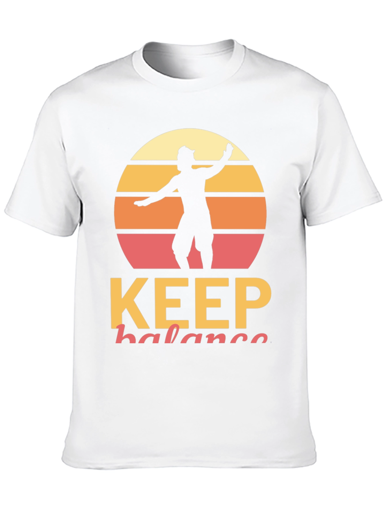 Keep Balance Retro Graphic Tee