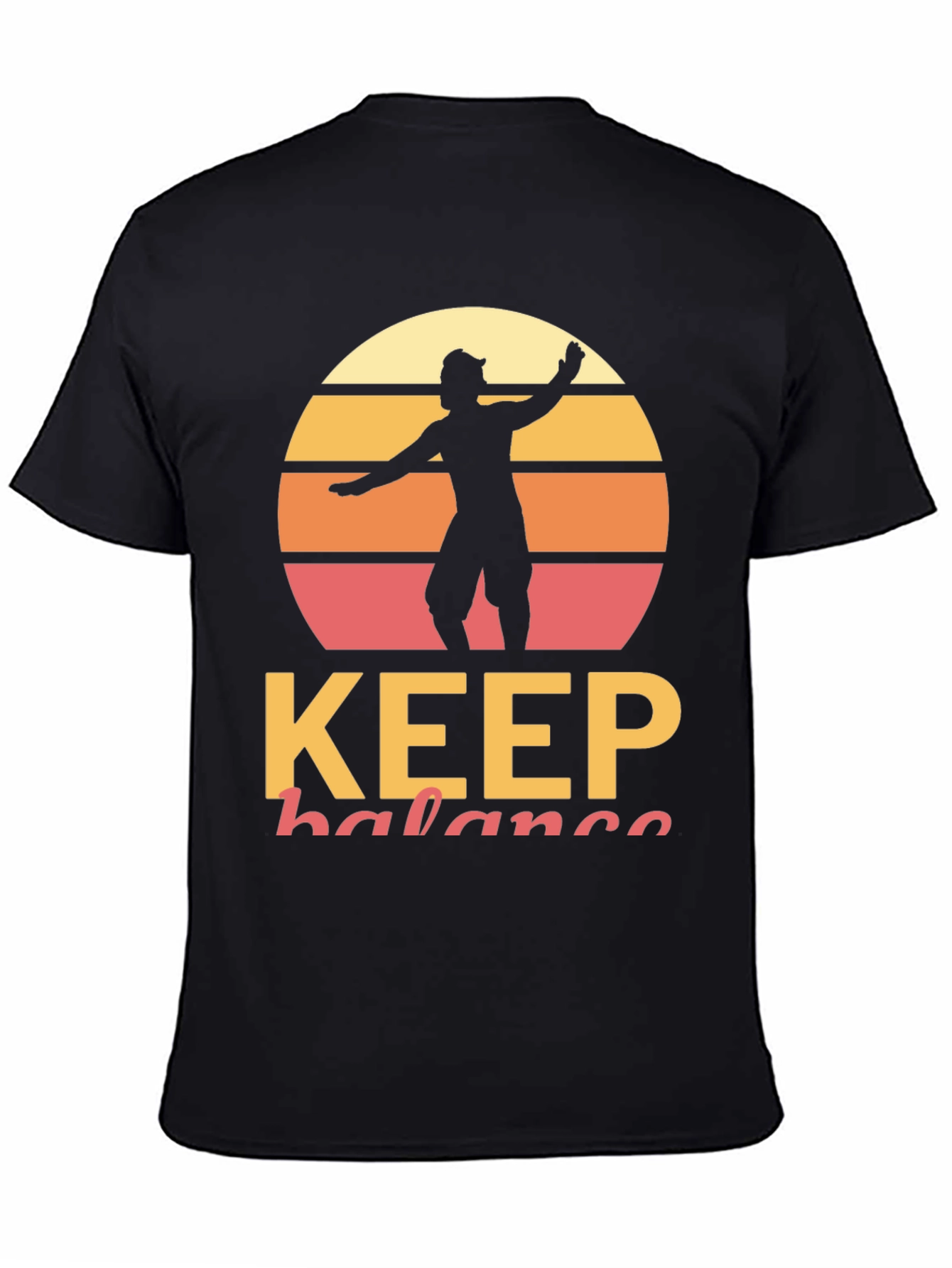 Keep Balance Retro Graphic Tee