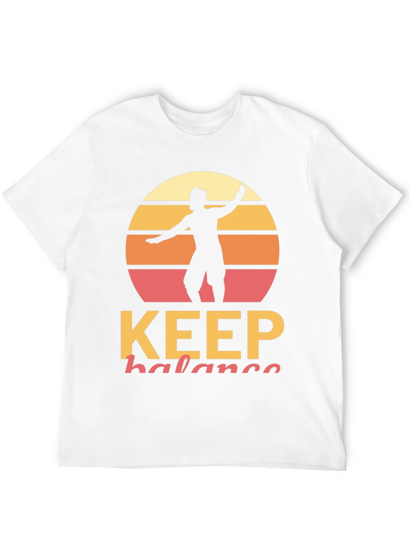 Keep Balance Retro Graphic Tee