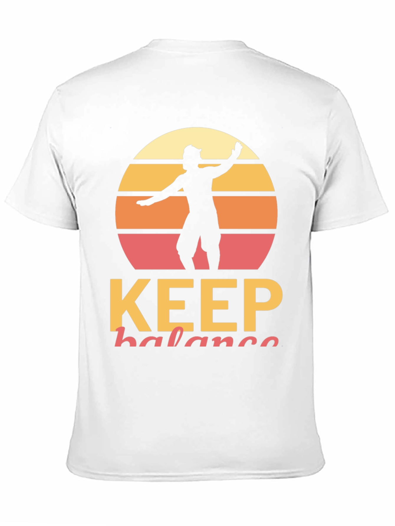 Keep Balance Retro Graphic Tee