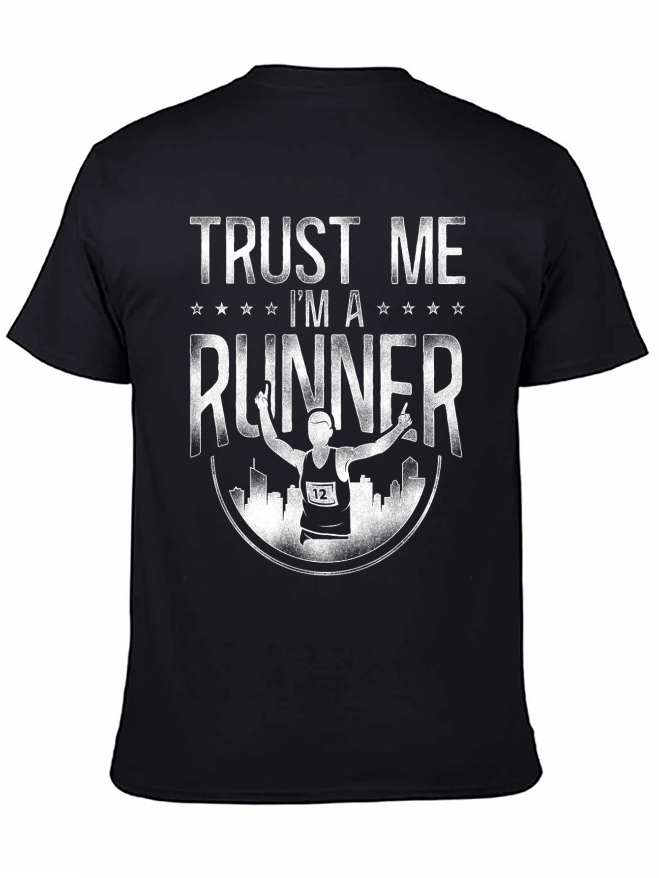 Trust Me Im a Runner Black T-Shirt