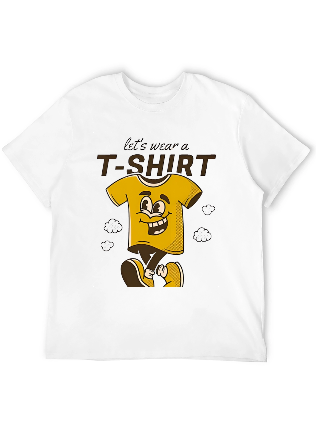 Cartoon Graphic Tee - Black
