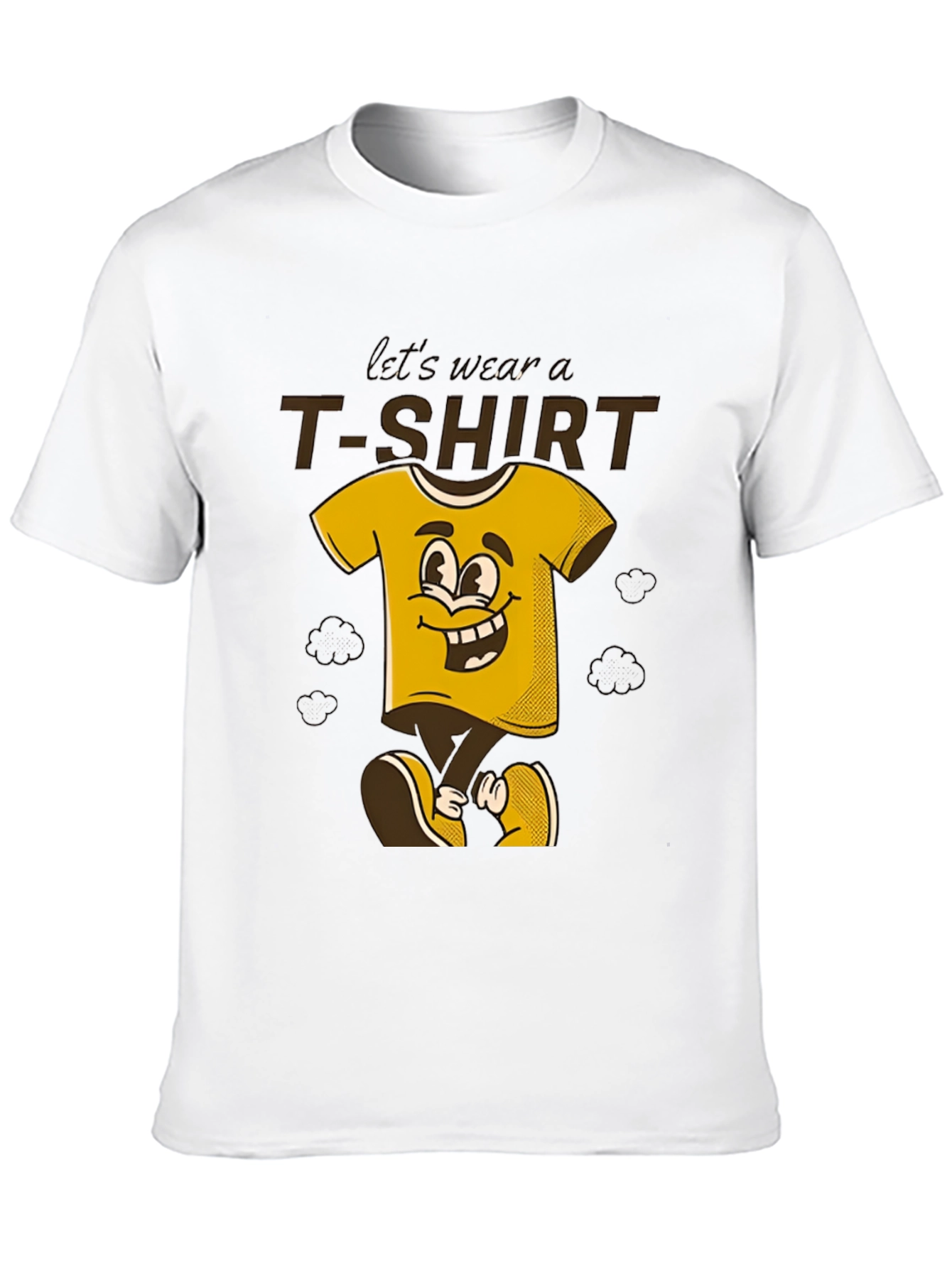 Cartoon Graphic Tee - Black