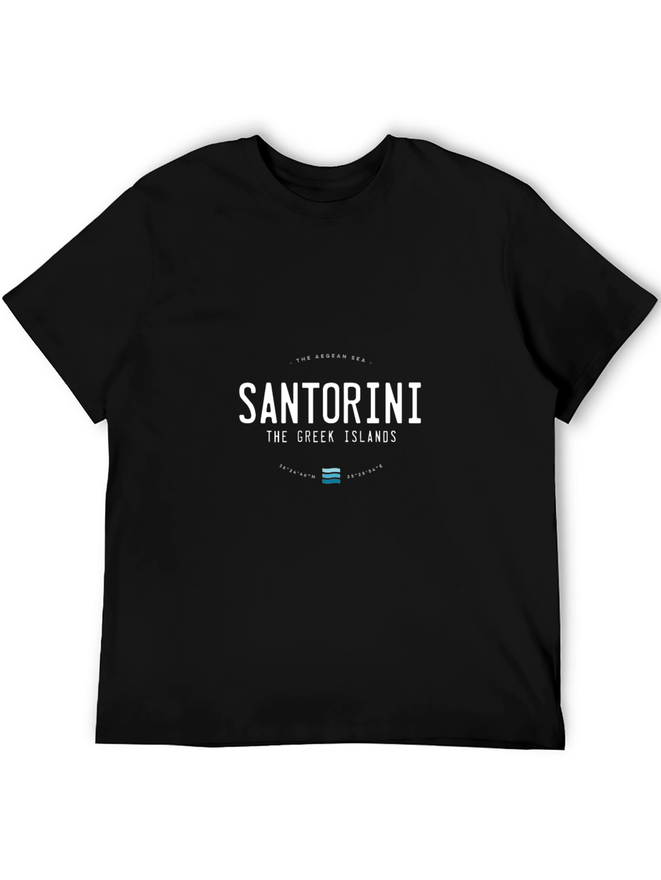 Santorini Greek Islands Graphic T-Shirt