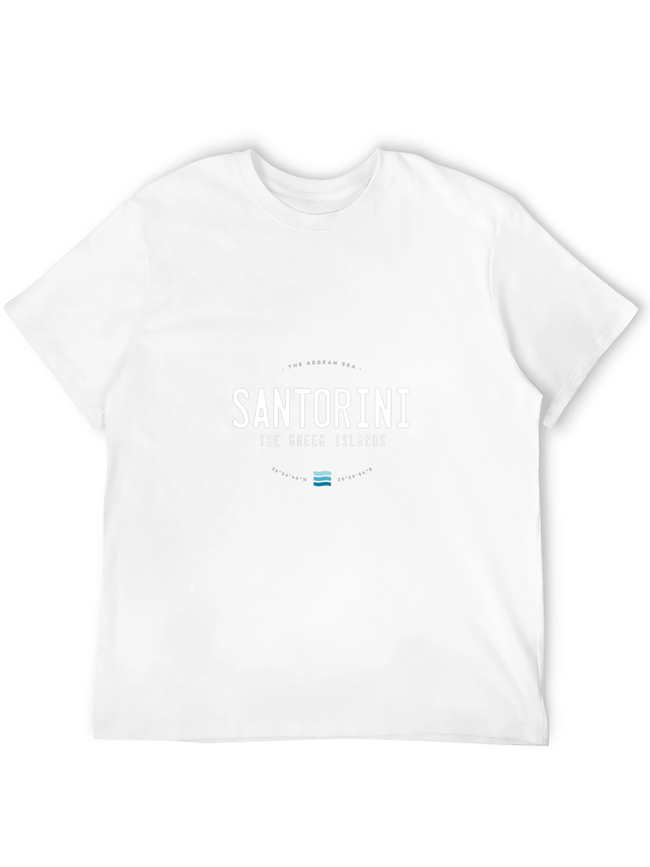 Santorini Greek Islands Graphic T-Shirt