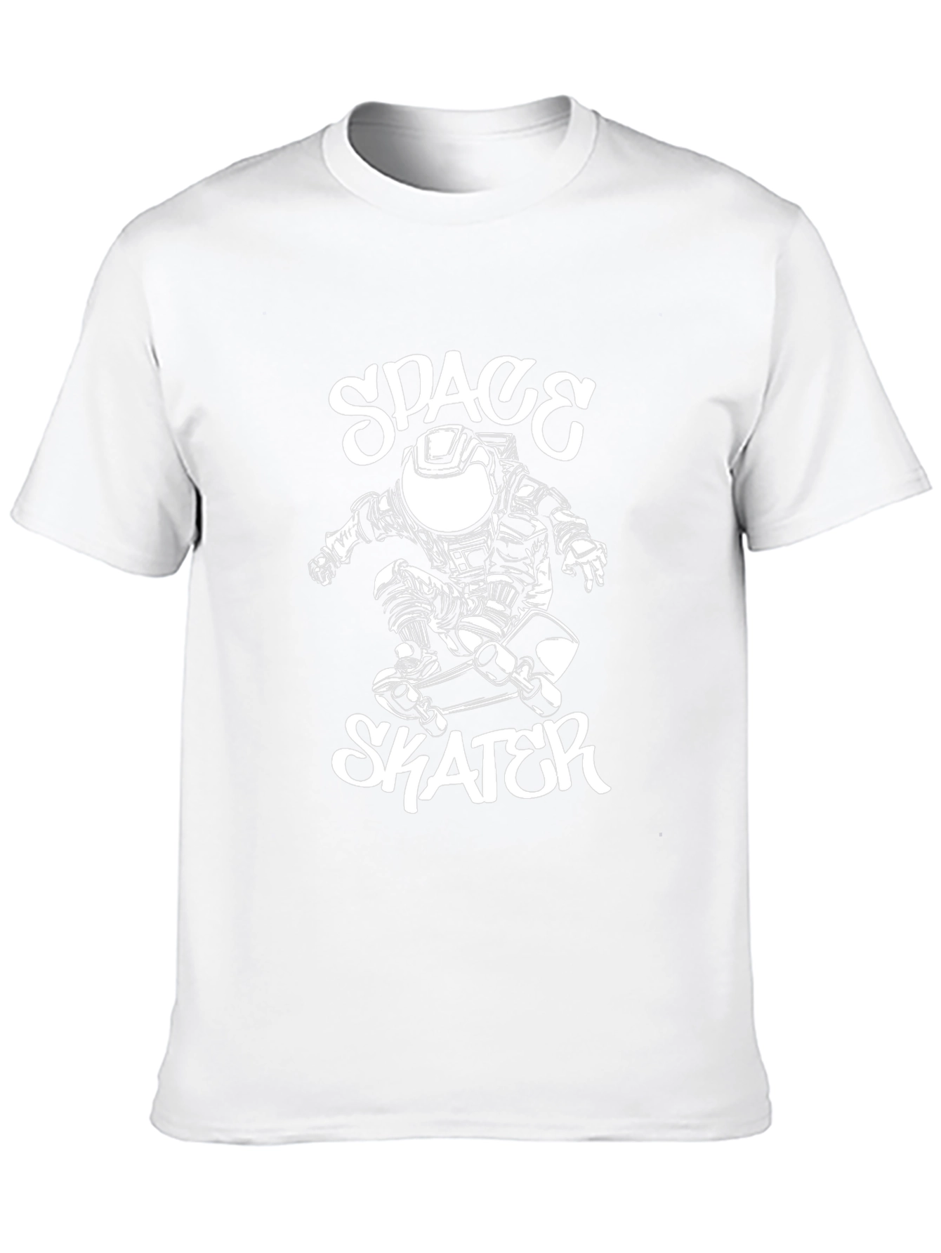 Space Skater Black T-Shirt