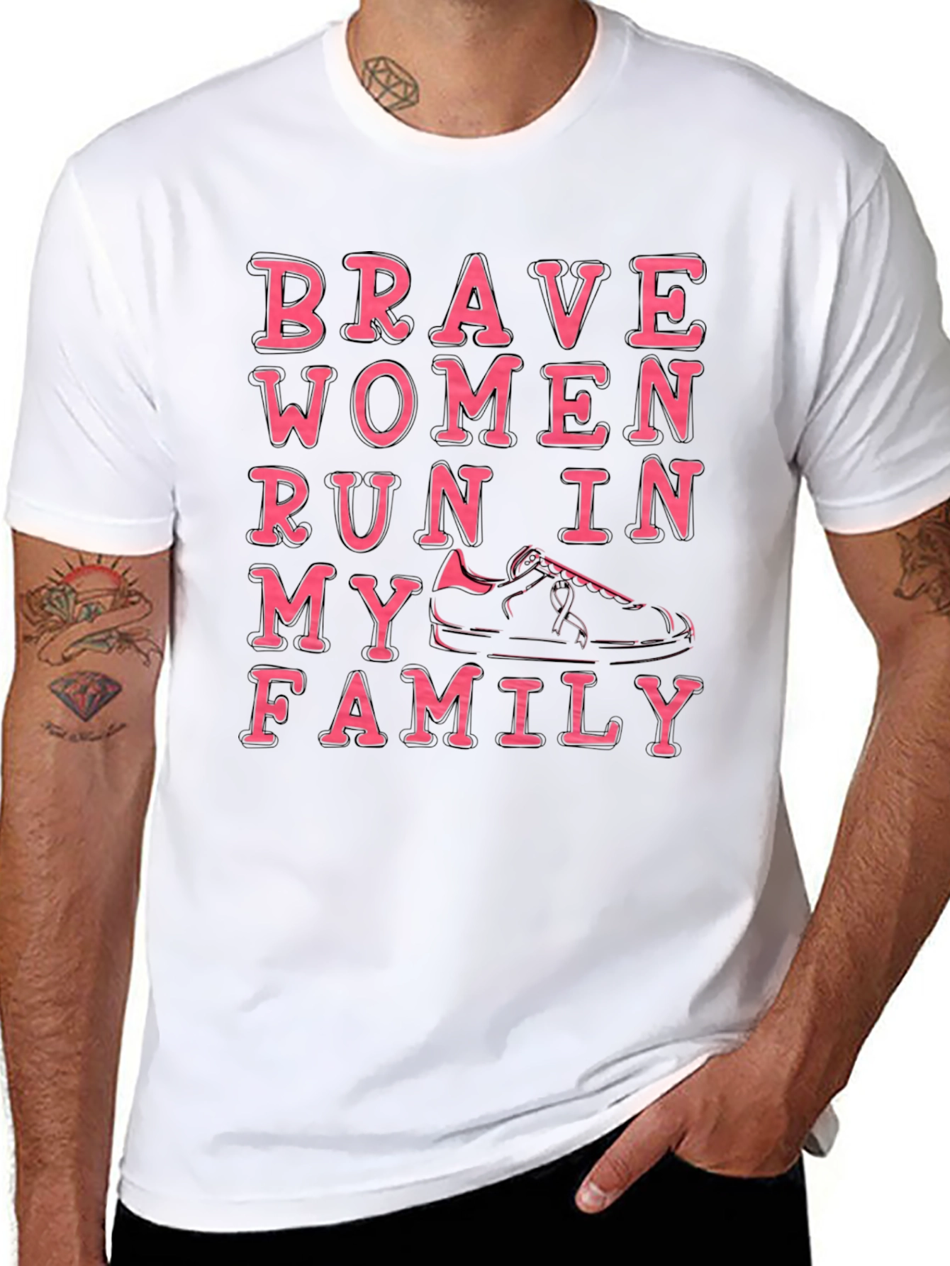 Brave Women Run in My Family T-Shirt