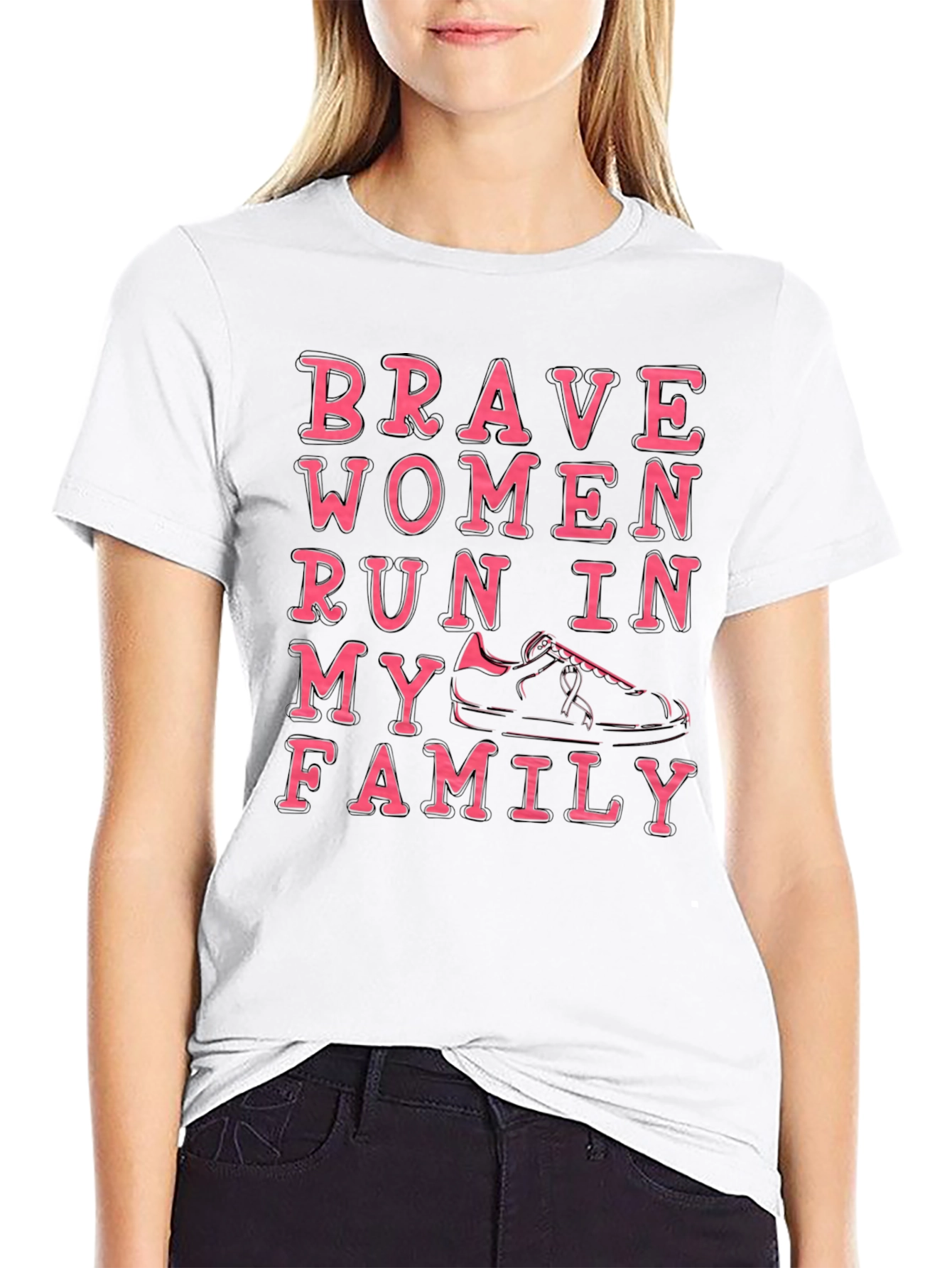 Brave Women Run in My Family T-Shirt