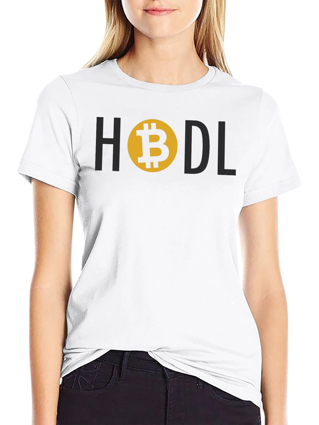 HODL Bitcoin Crypto T-Shirt - Black