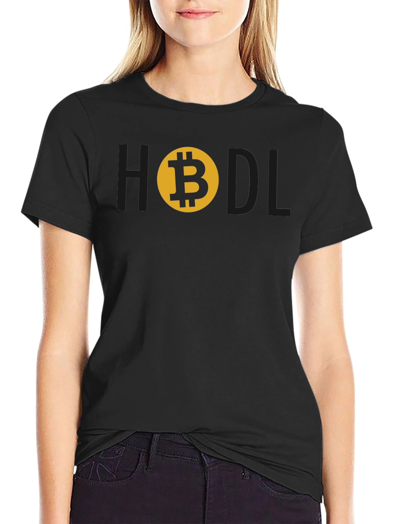 HODL Bitcoin Crypto T-Shirt - Black