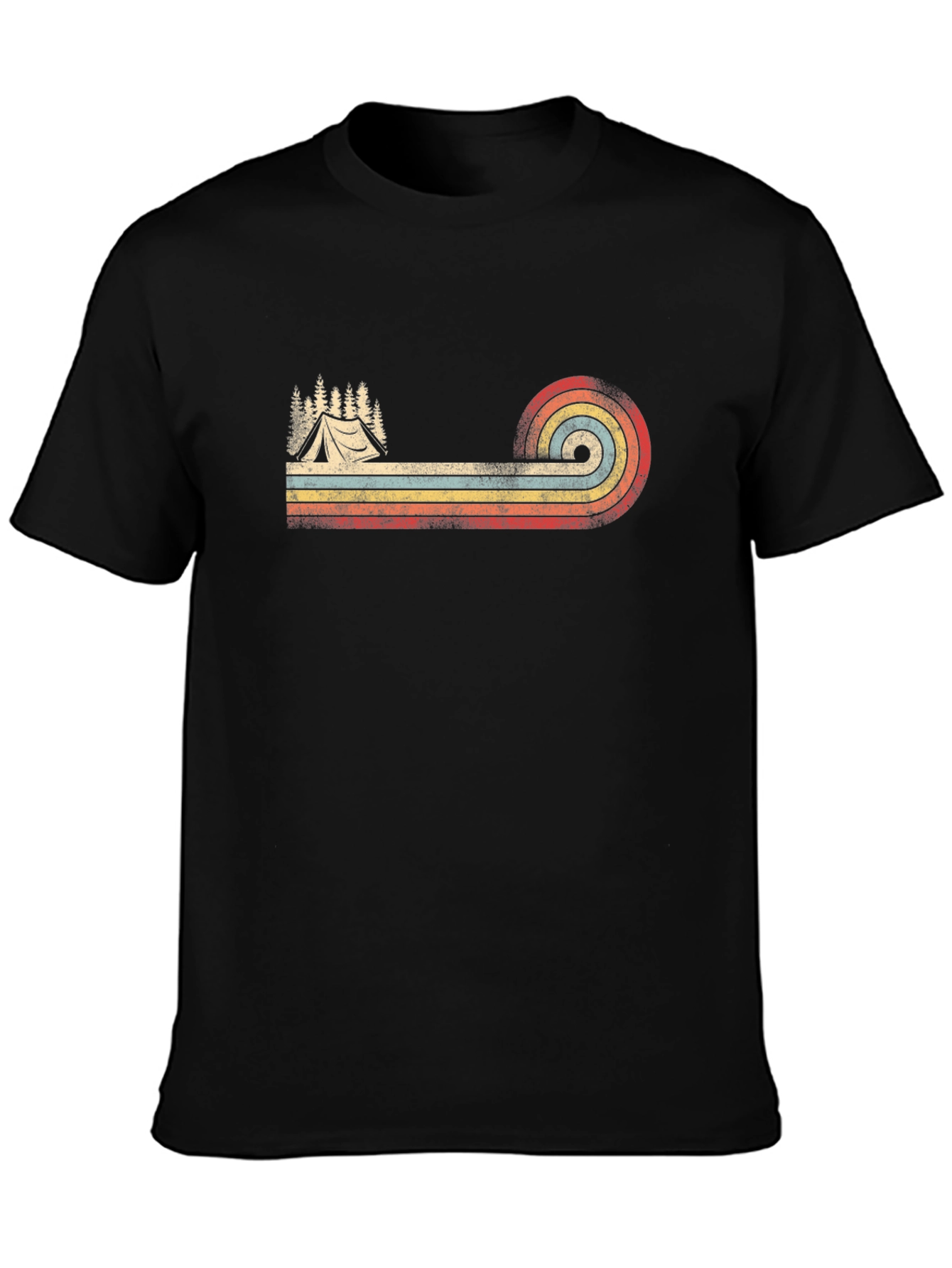 Retro Camping T-Shirt - Outdoor Adventure Tee