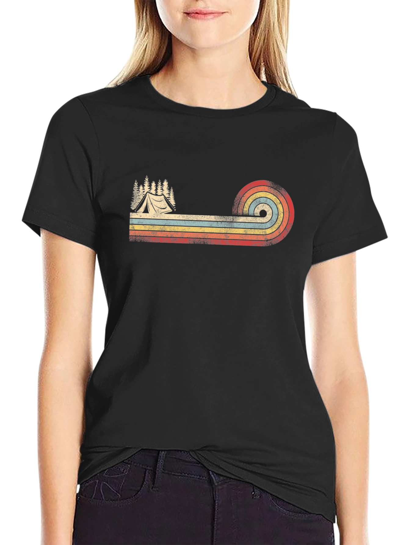 Retro Camping T-Shirt - Outdoor Adventure Tee