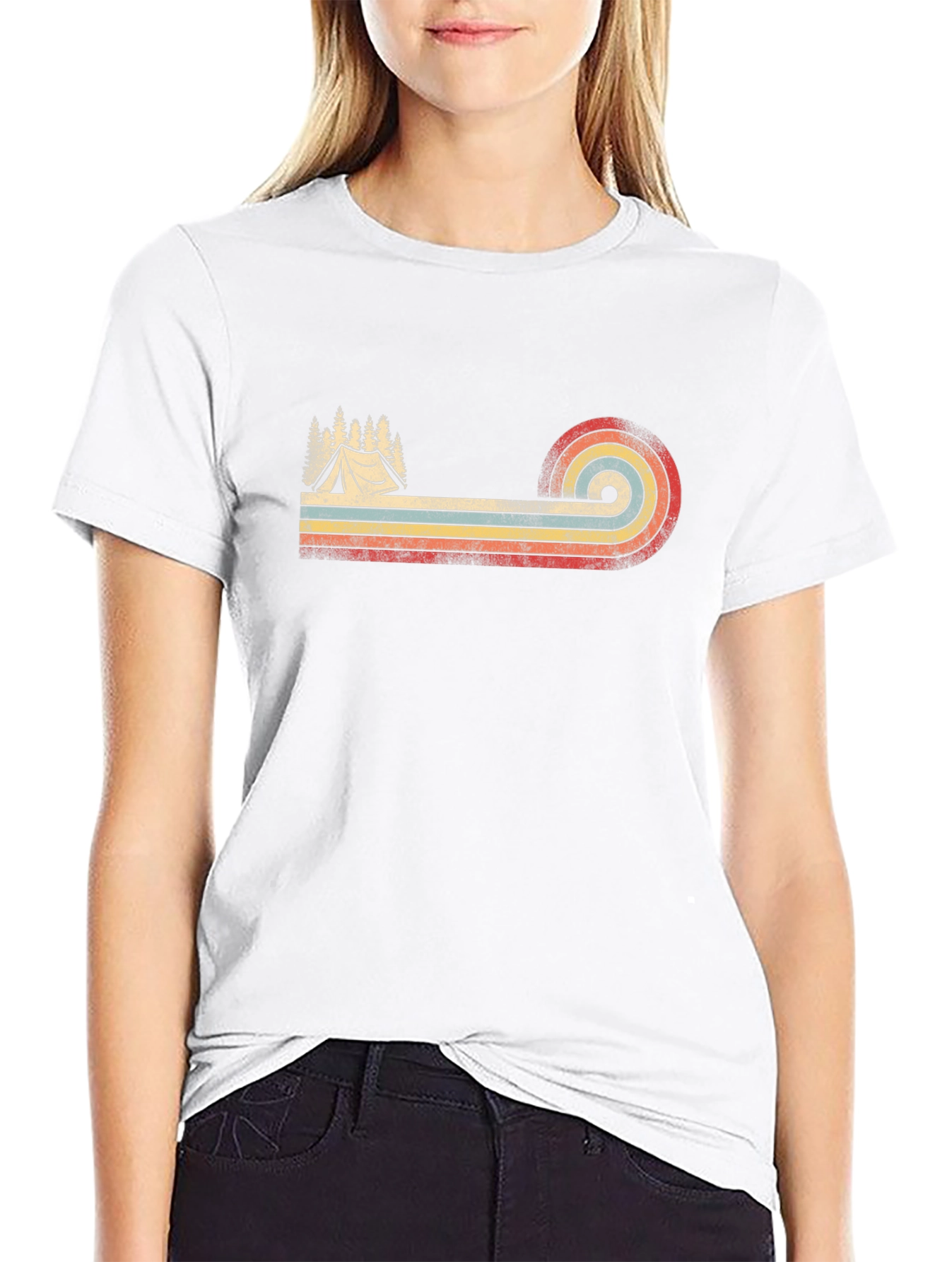 Retro Camping T-Shirt - Outdoor Adventure Tee