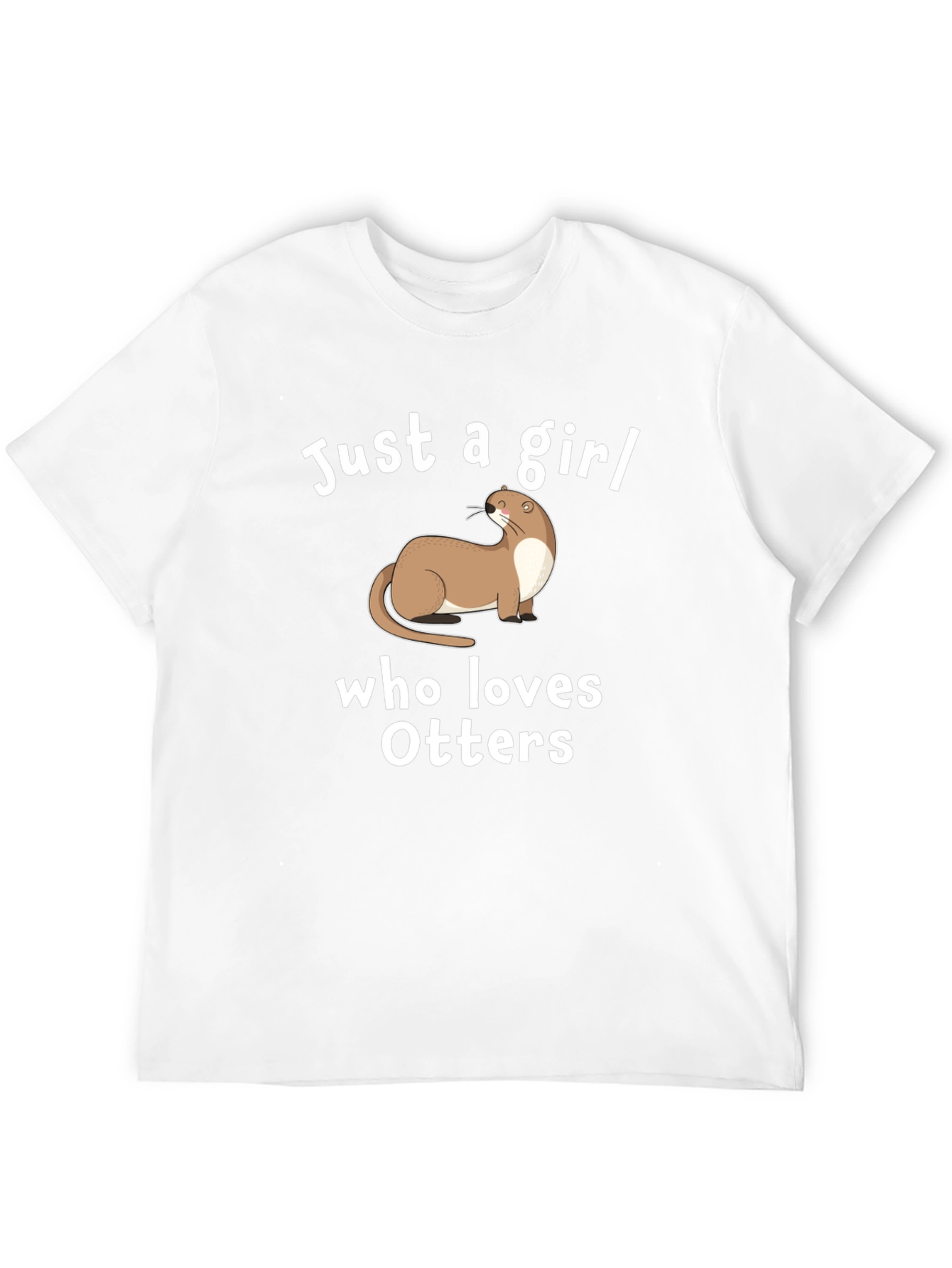 Just a Girl Who Loves Otters T-Shirt