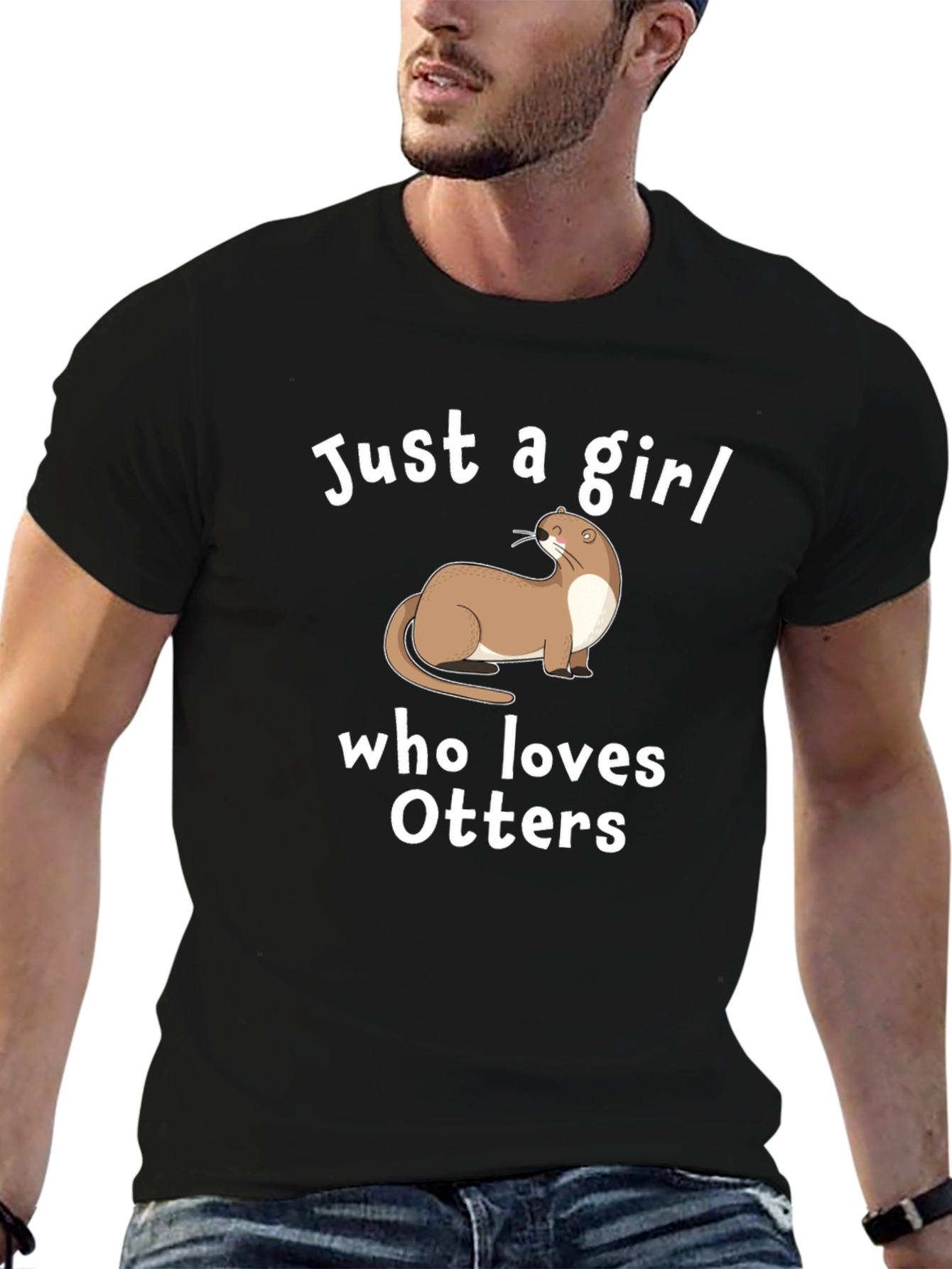 Just a Girl Who Loves Otters T-Shirt