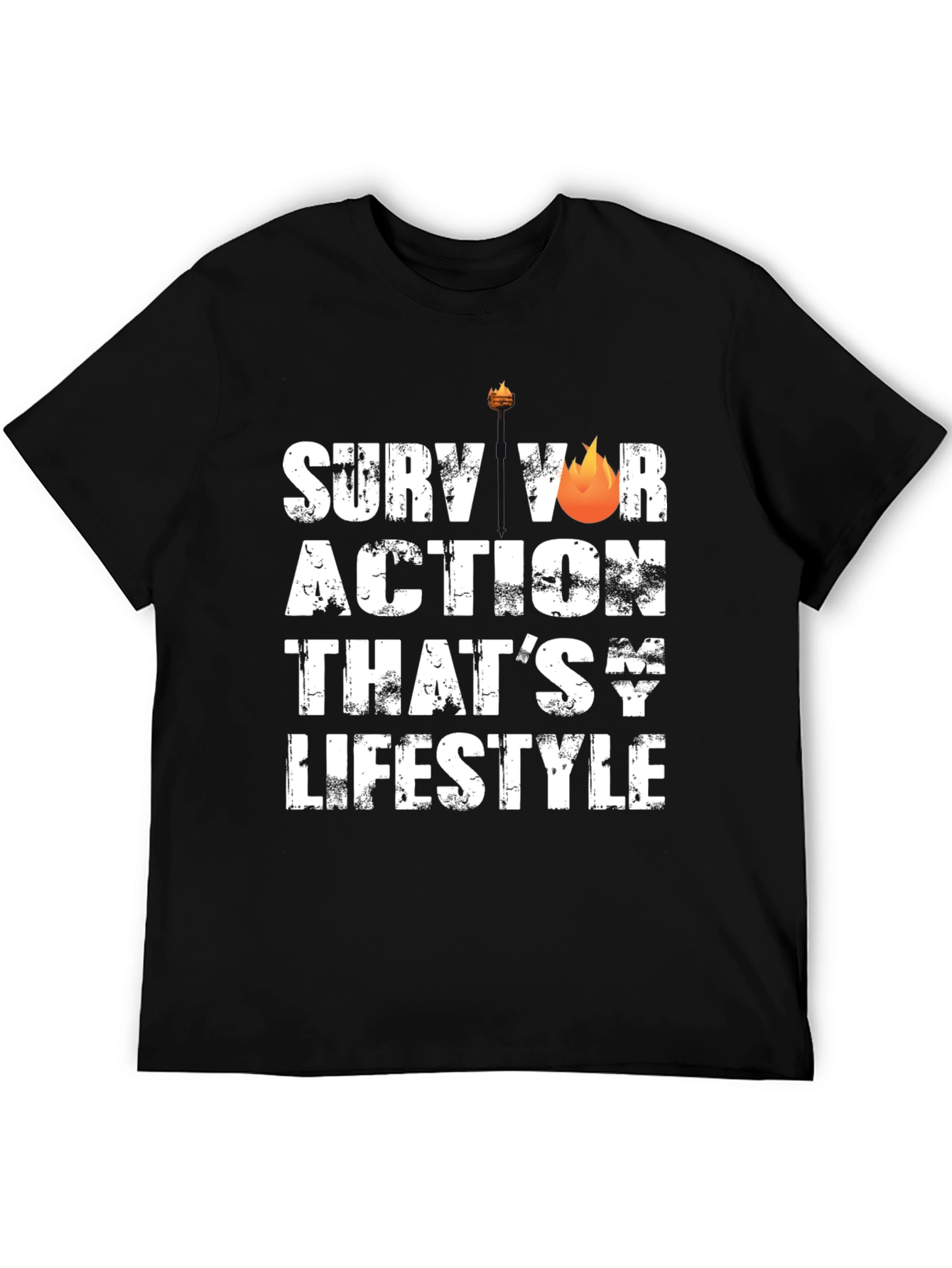 Survivor Action Lifestyle Graphic T-Shirt