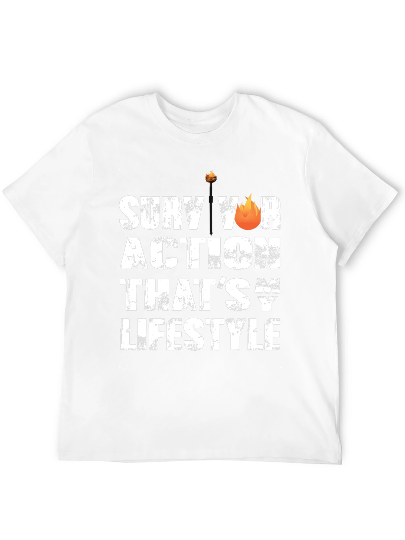Survivor Action Lifestyle Graphic T-Shirt