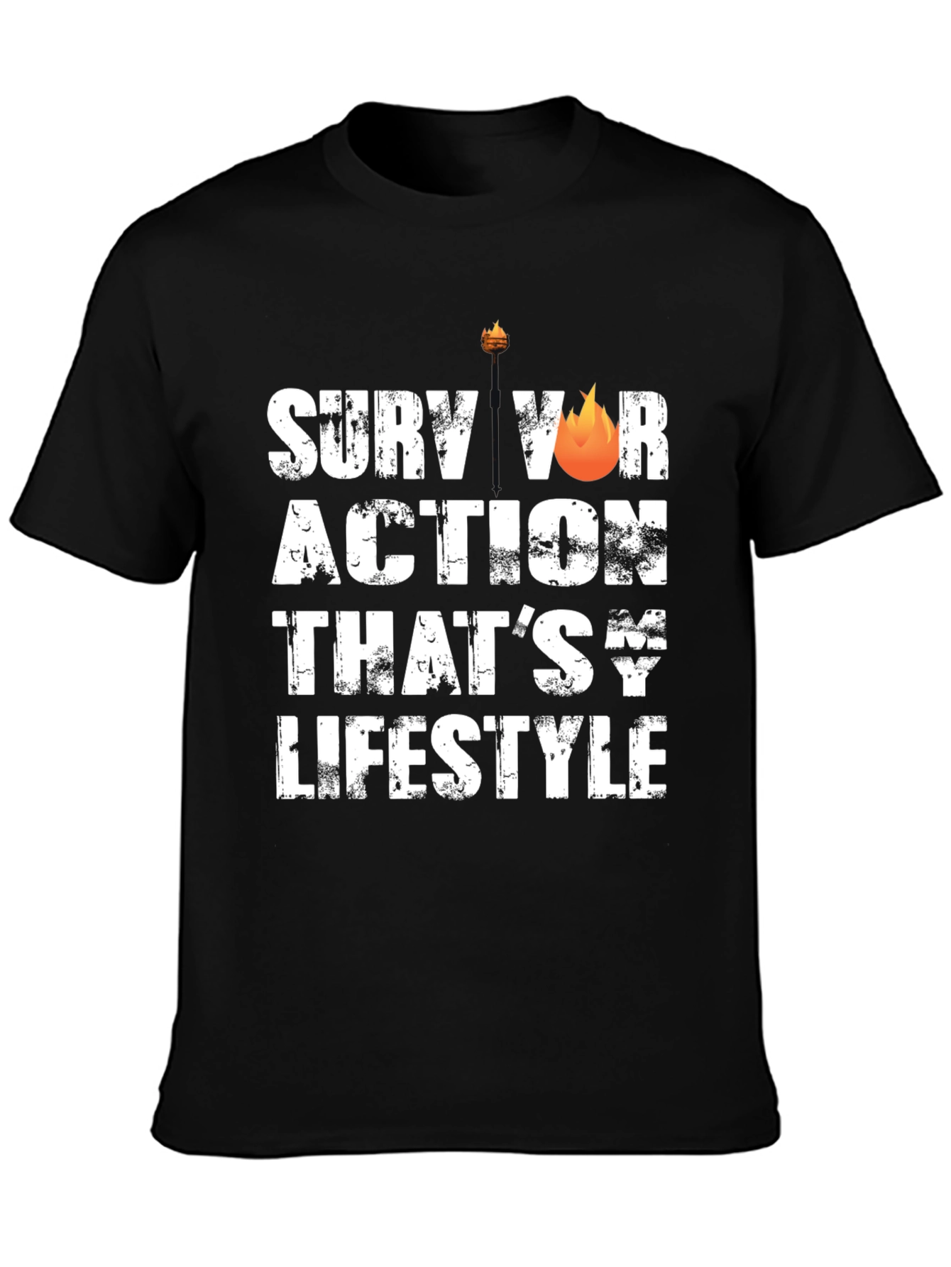 Survivor Action Lifestyle Graphic T-Shirt