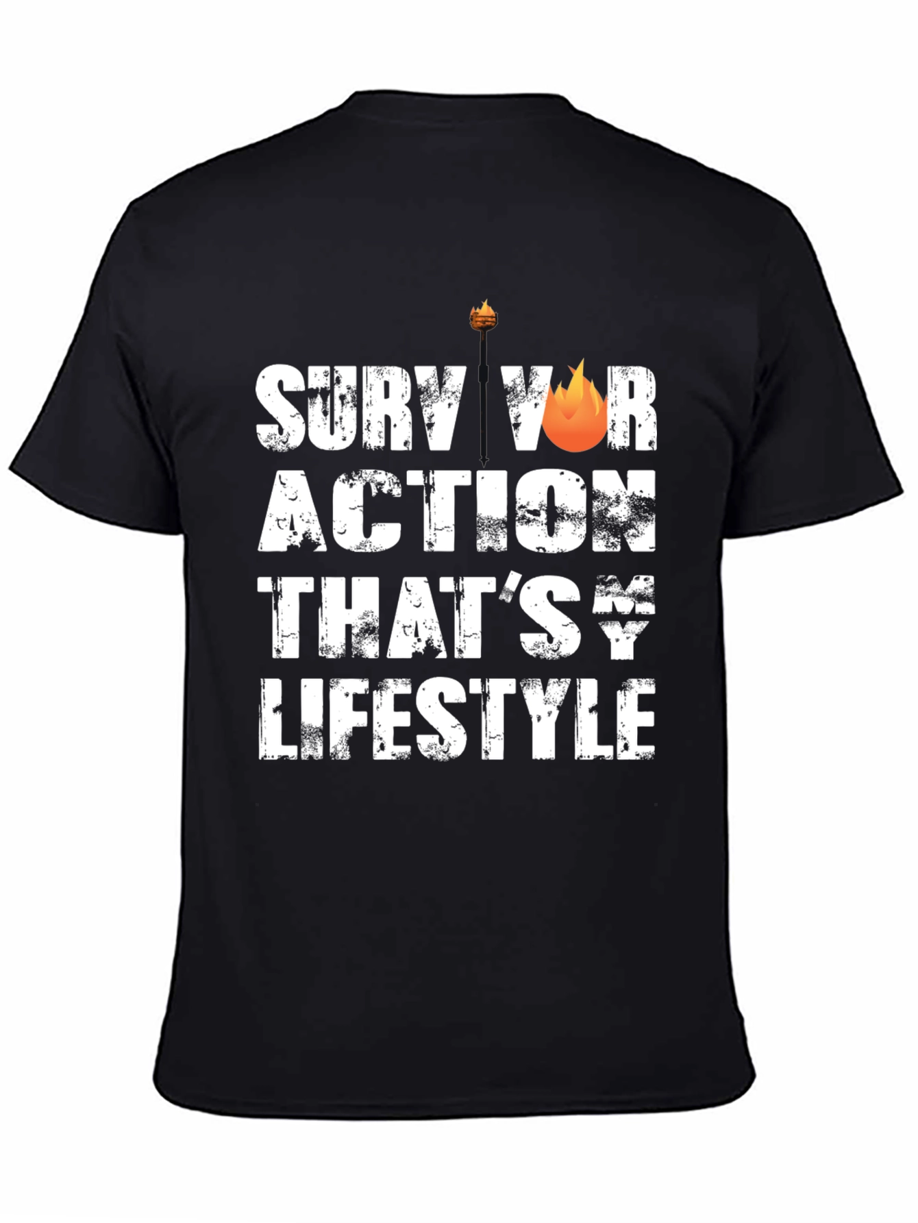 Survivor Action Lifestyle Graphic T-Shirt