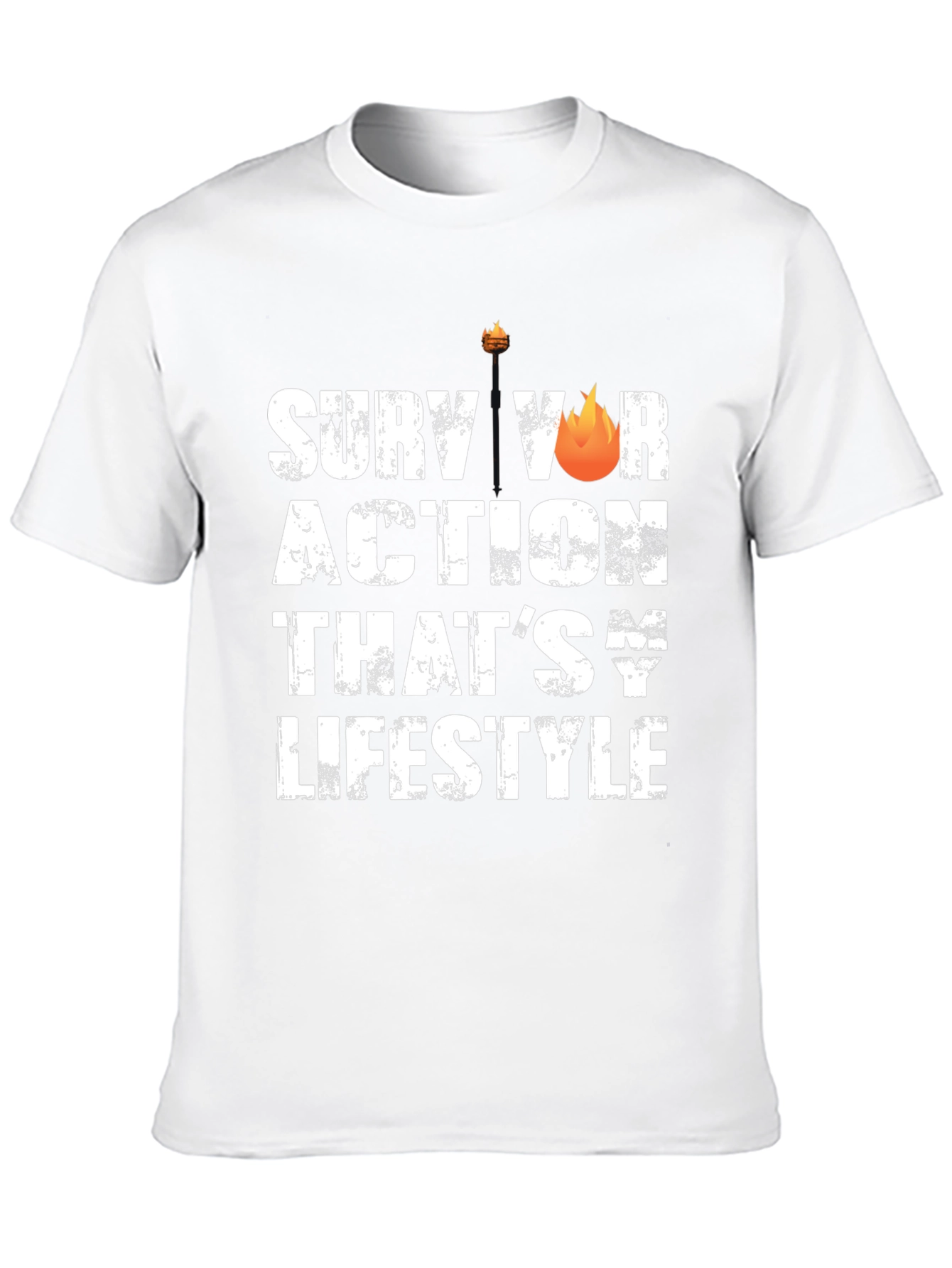 Survivor Action Lifestyle Graphic T-Shirt