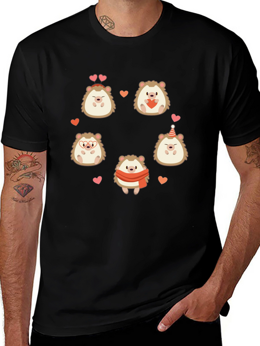 Cute Hedgehog Valentines Day T-Shirt