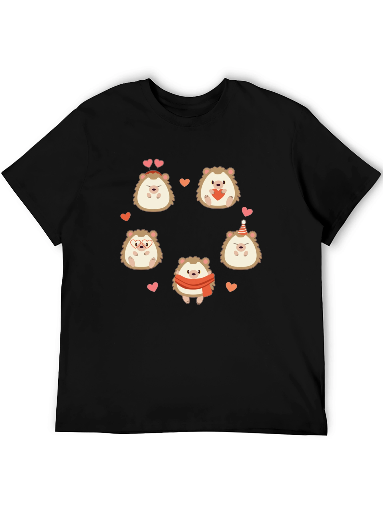 Cute Hedgehog Valentines Day T-Shirt
