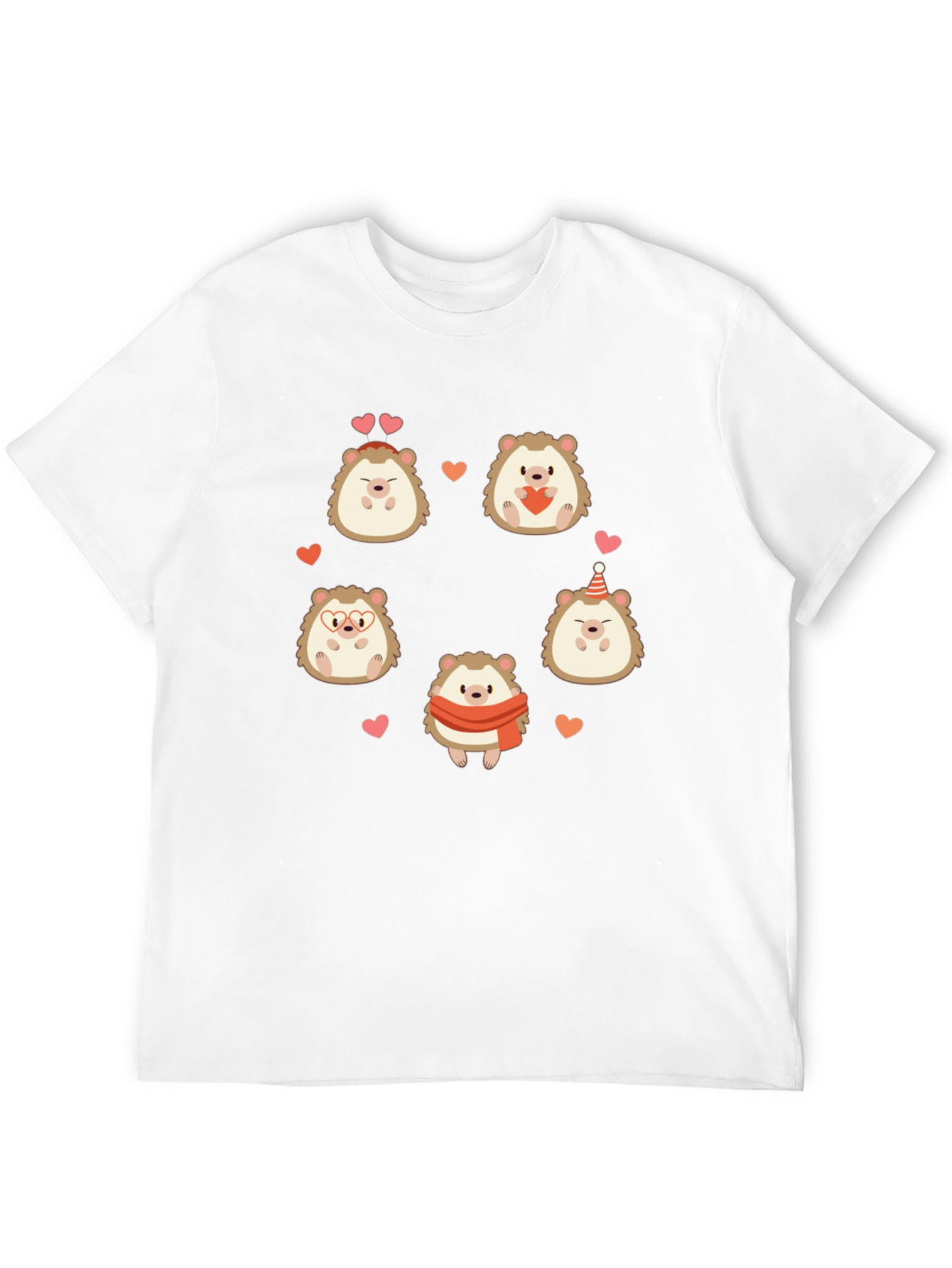 Cute Hedgehog Valentines Day T-Shirt