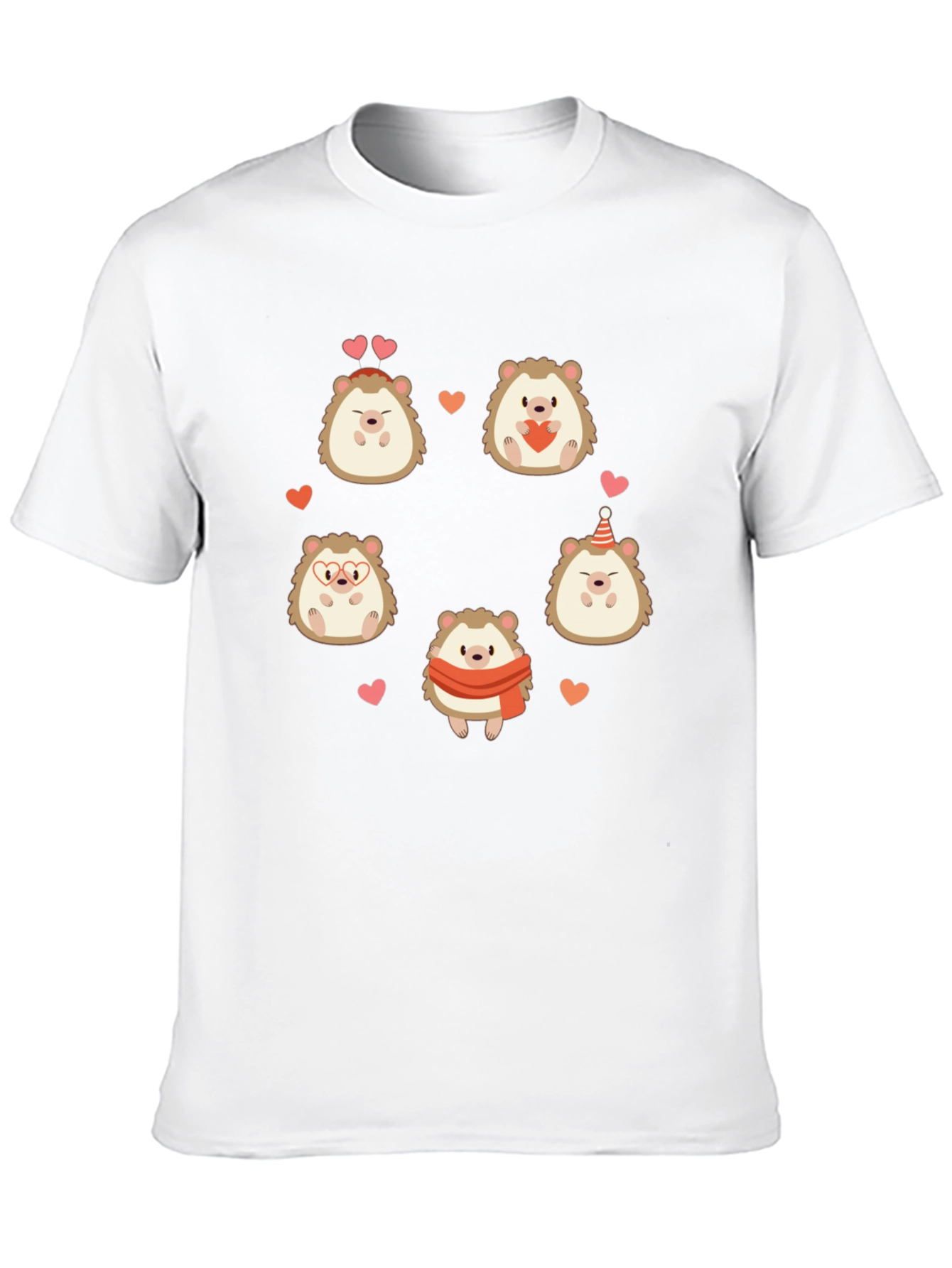 Cute Hedgehog Valentines Day T-Shirt