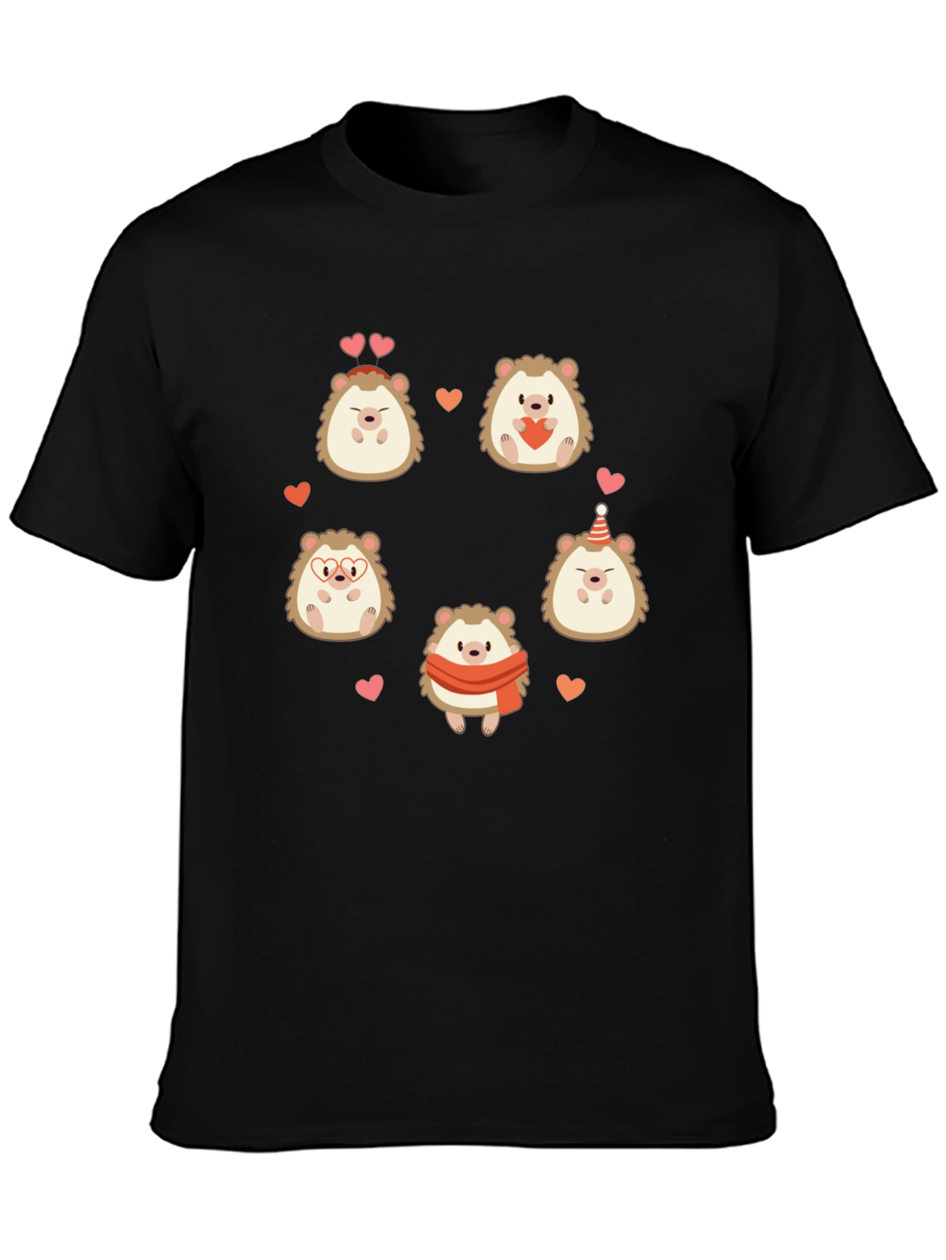 Cute Hedgehog Valentines Day T-Shirt
