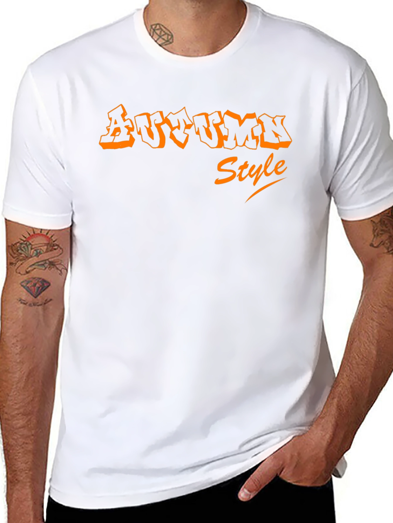Autumn Style Black T-Shirt