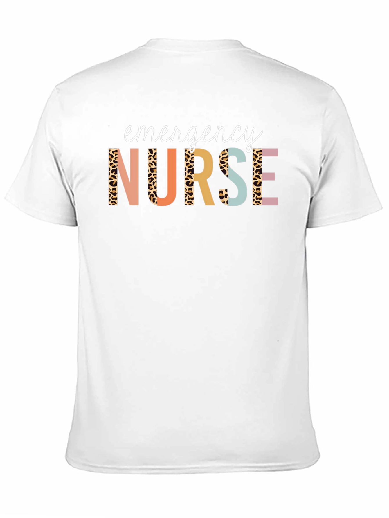 Emergency Nurse Leopard Print T-Shirt