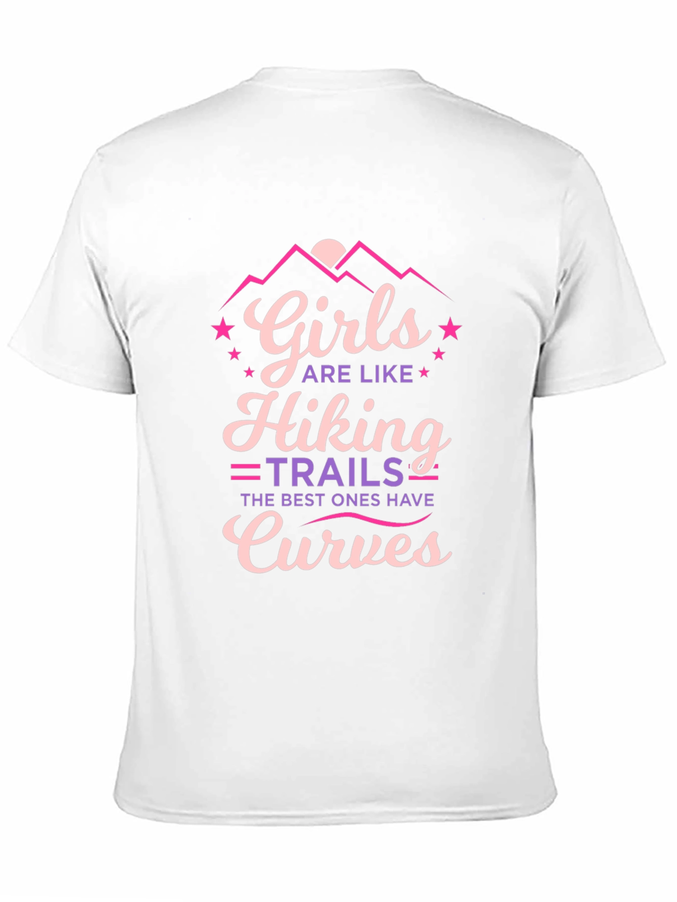 Girls Hiking Trails Curves Graphic Tee