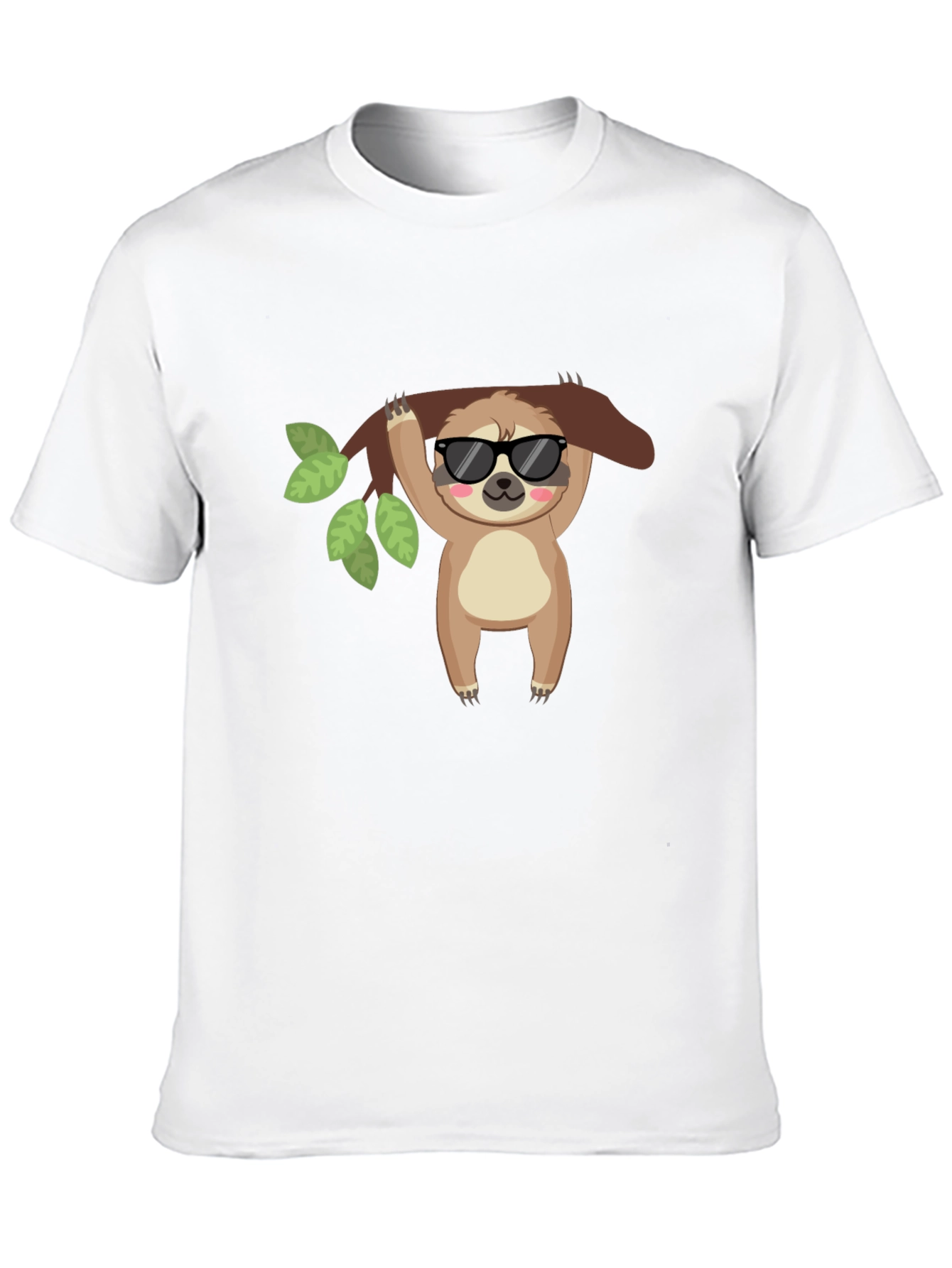 Cool Sloth Black T-Shirt